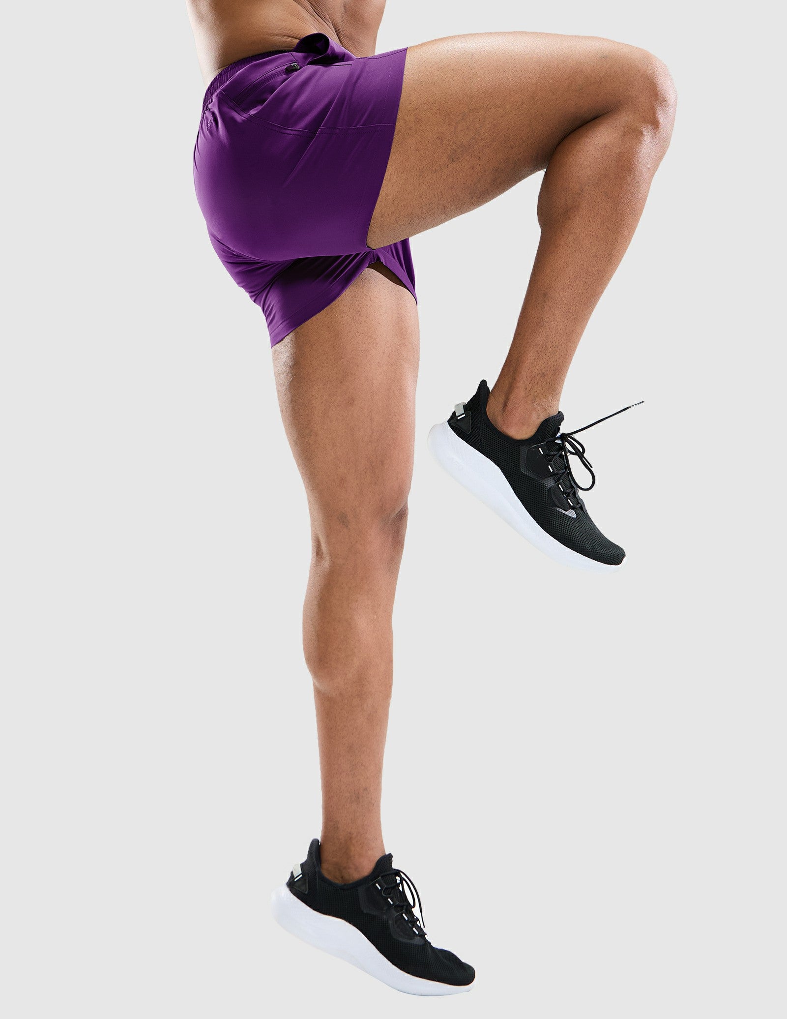 MIER Men's 3 Inch Athletic Running Shorts with Brief Liner Men's Shorts