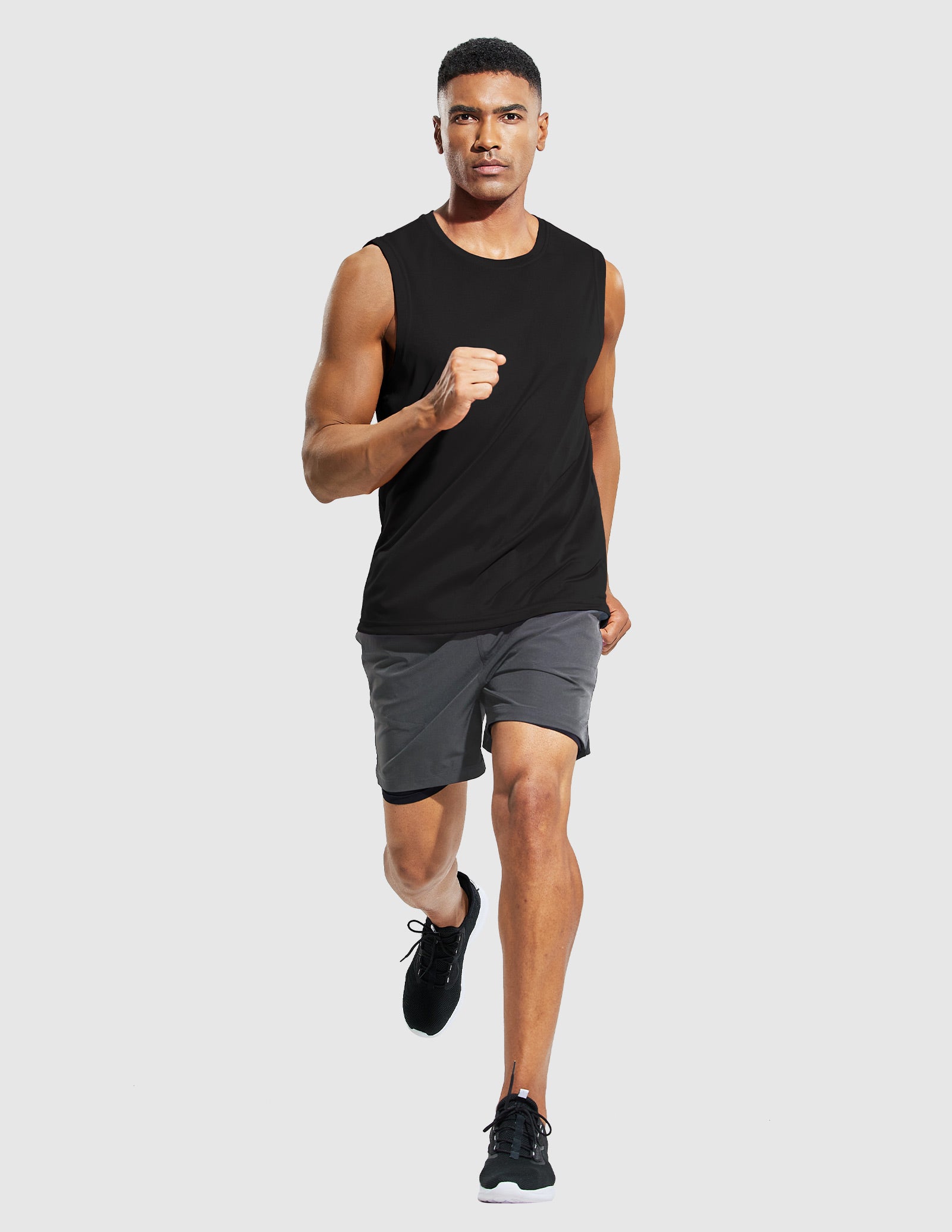 MIER Men’s Cool Running Tank Top Sleeveless Shirt Men's Tank Top