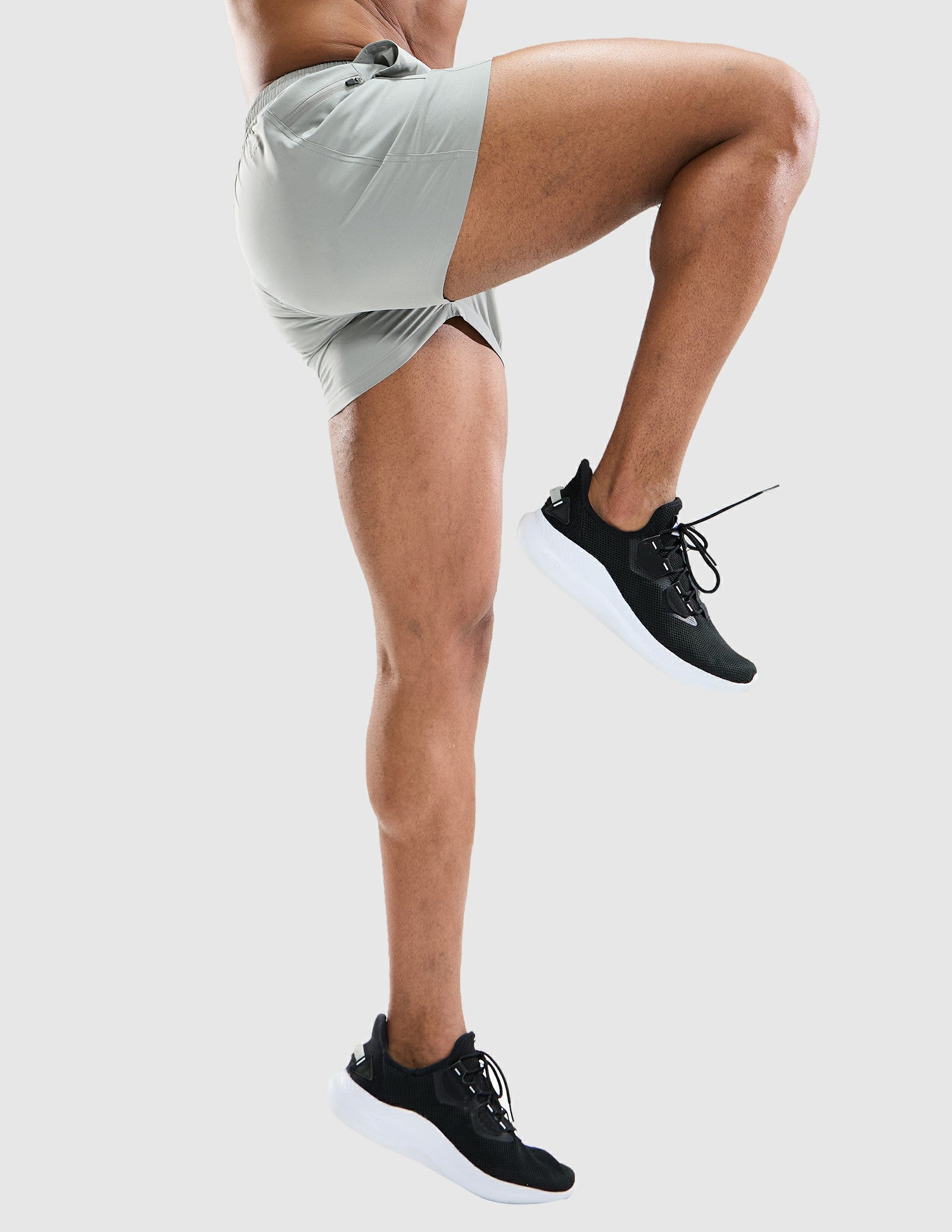 MIER Men's 3 Inch Athletic Running Shorts with Brief Liner Men's Shorts