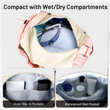MIER Women's Gym Bag & Sports Duffel with Wet Pocket Gym Duffel Bag