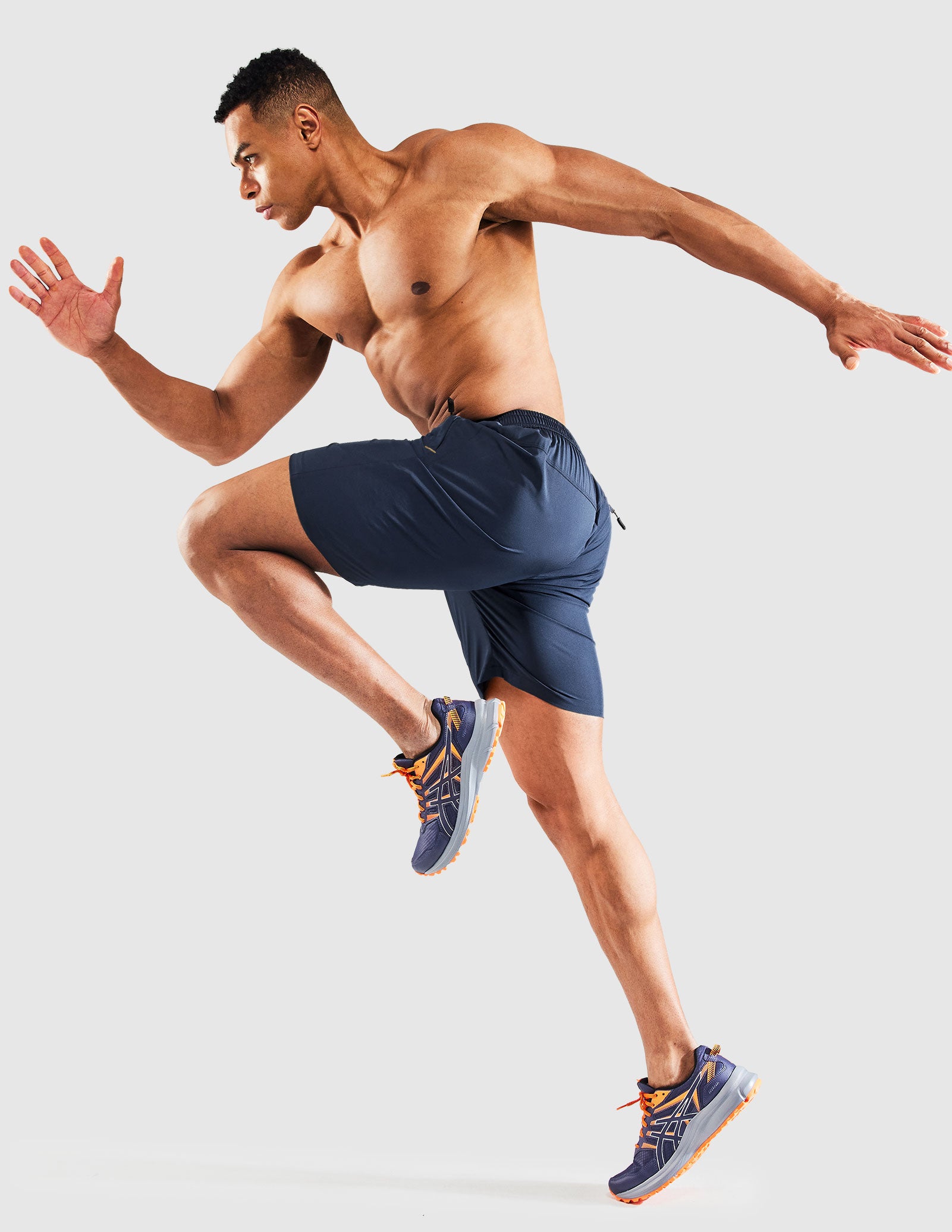 MIER Men's 7 Inch Quick Dry Running Shorts with Phone Pocket Men's Shorts