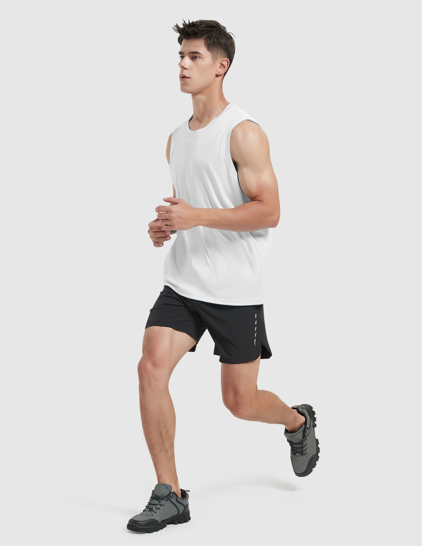 MIER Men’s Cool Running Tank Top Sleeveless Shirt Men's Tank Top