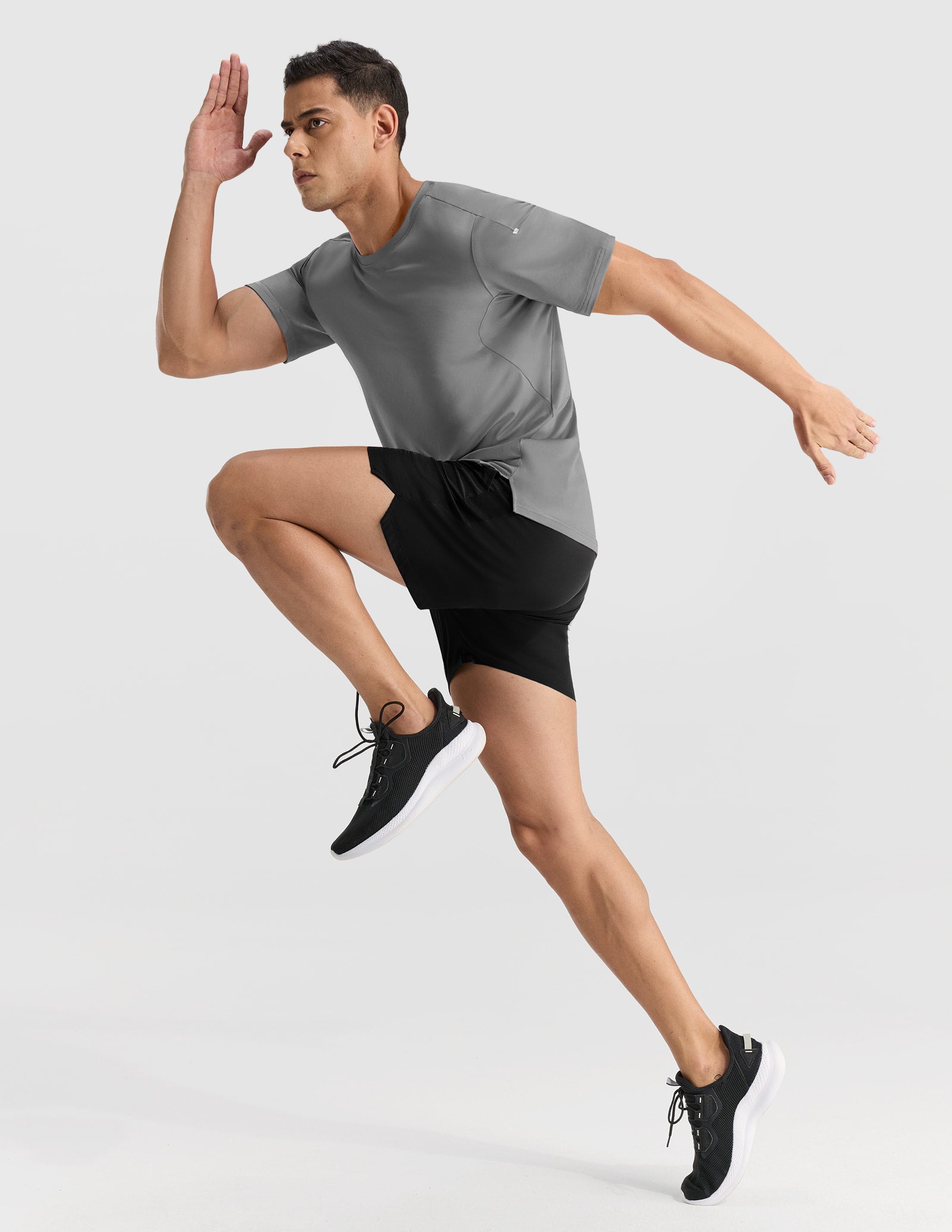 MIER Men's COOLMAX Running T-Shirt | Moisture-Wicking & Breathable Workout Tee Men's T-Shirts