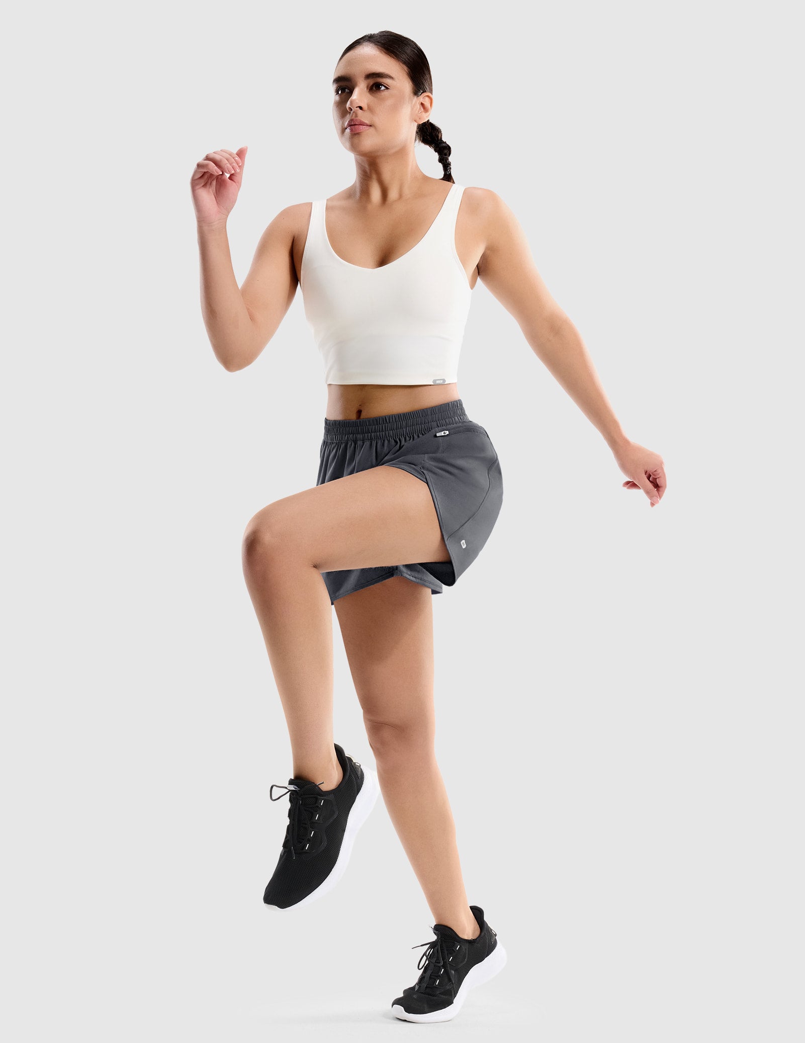 MIER Women’s Running Shorts with Phone Pocket 4” Quick Dry Women Shorts