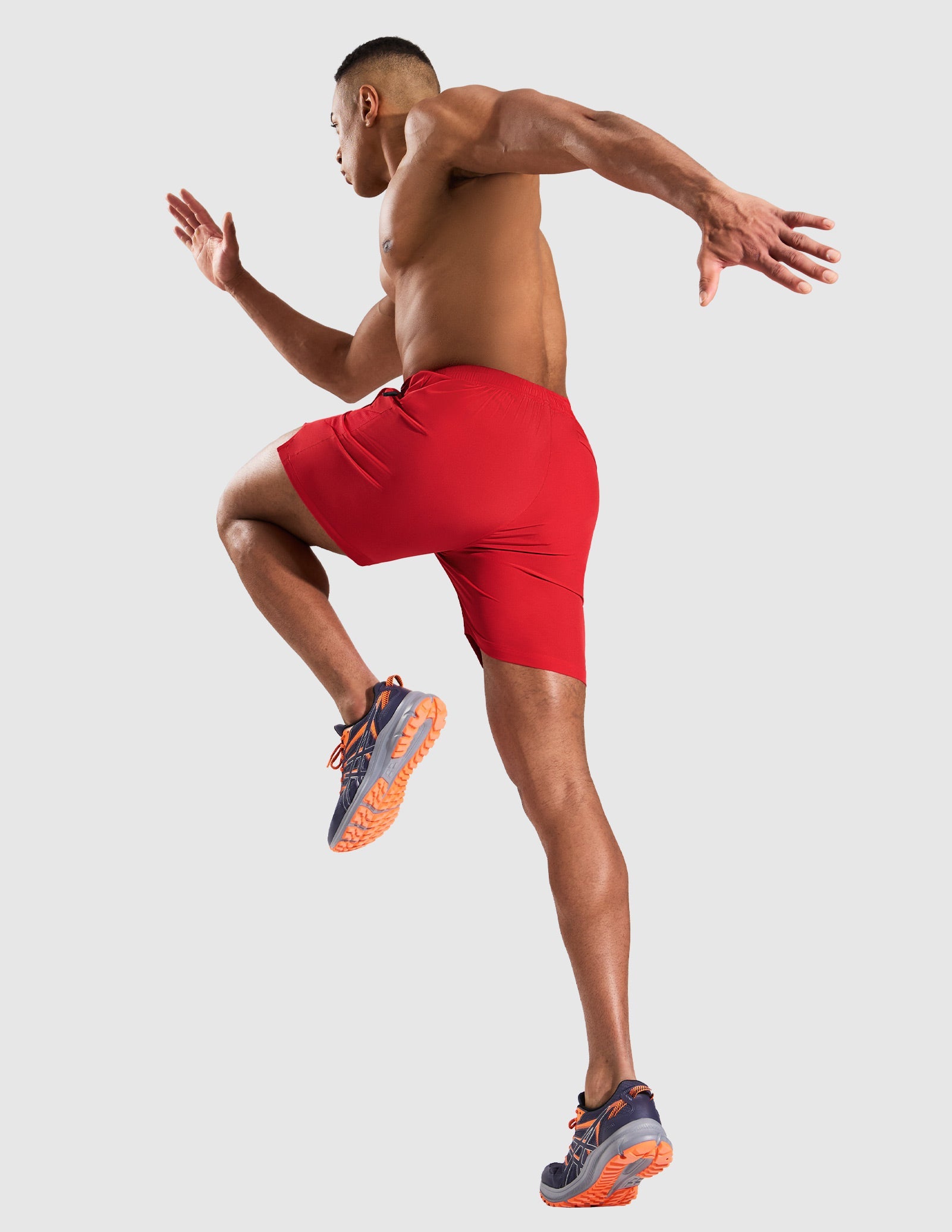MIER Men’s 5” Running Shorts Quick Dry with Zipper Pockets, No Liner Men's Shorts