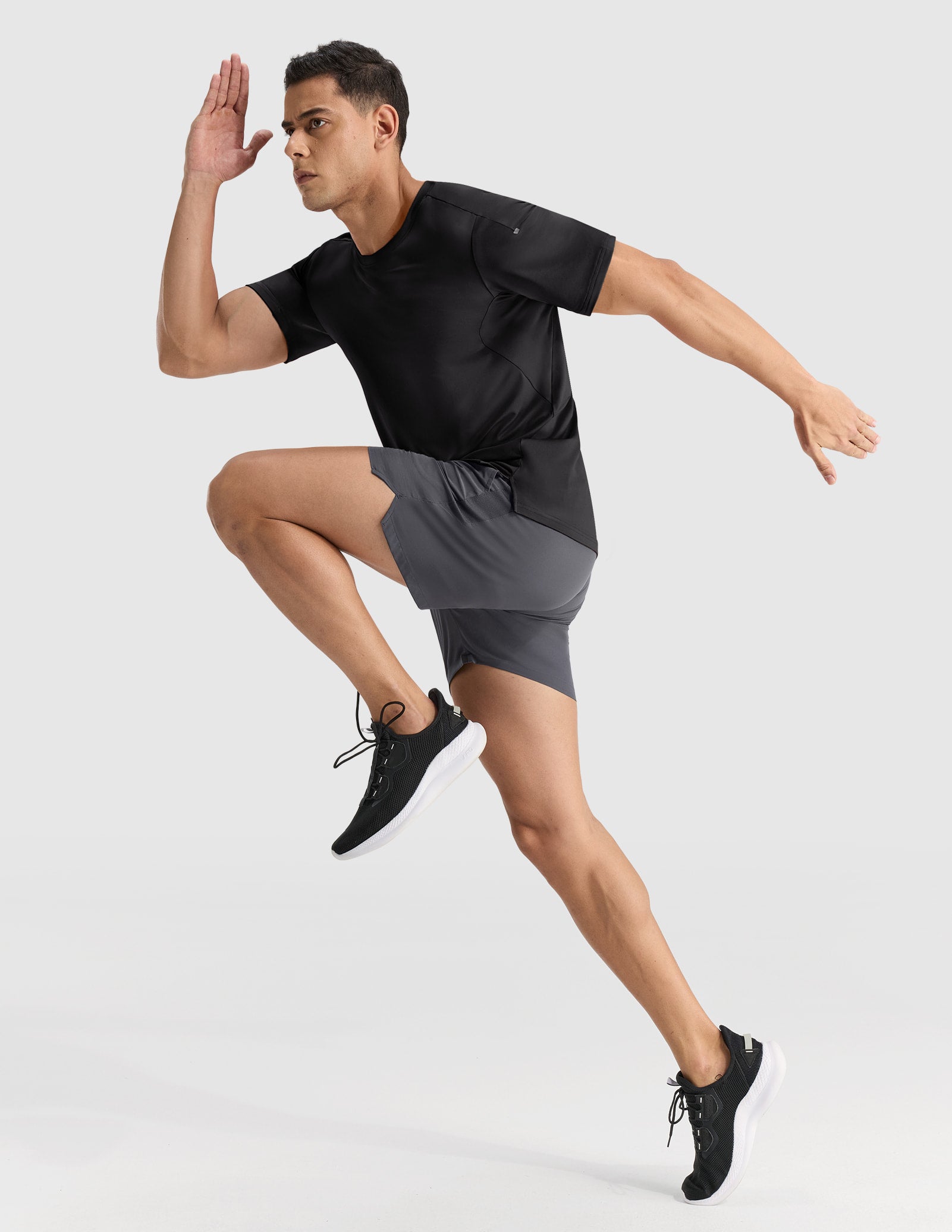 MIER Men's COOLMAX Running T-Shirt | Moisture-Wicking & Breathable Workout Tee Men's T-Shirts
