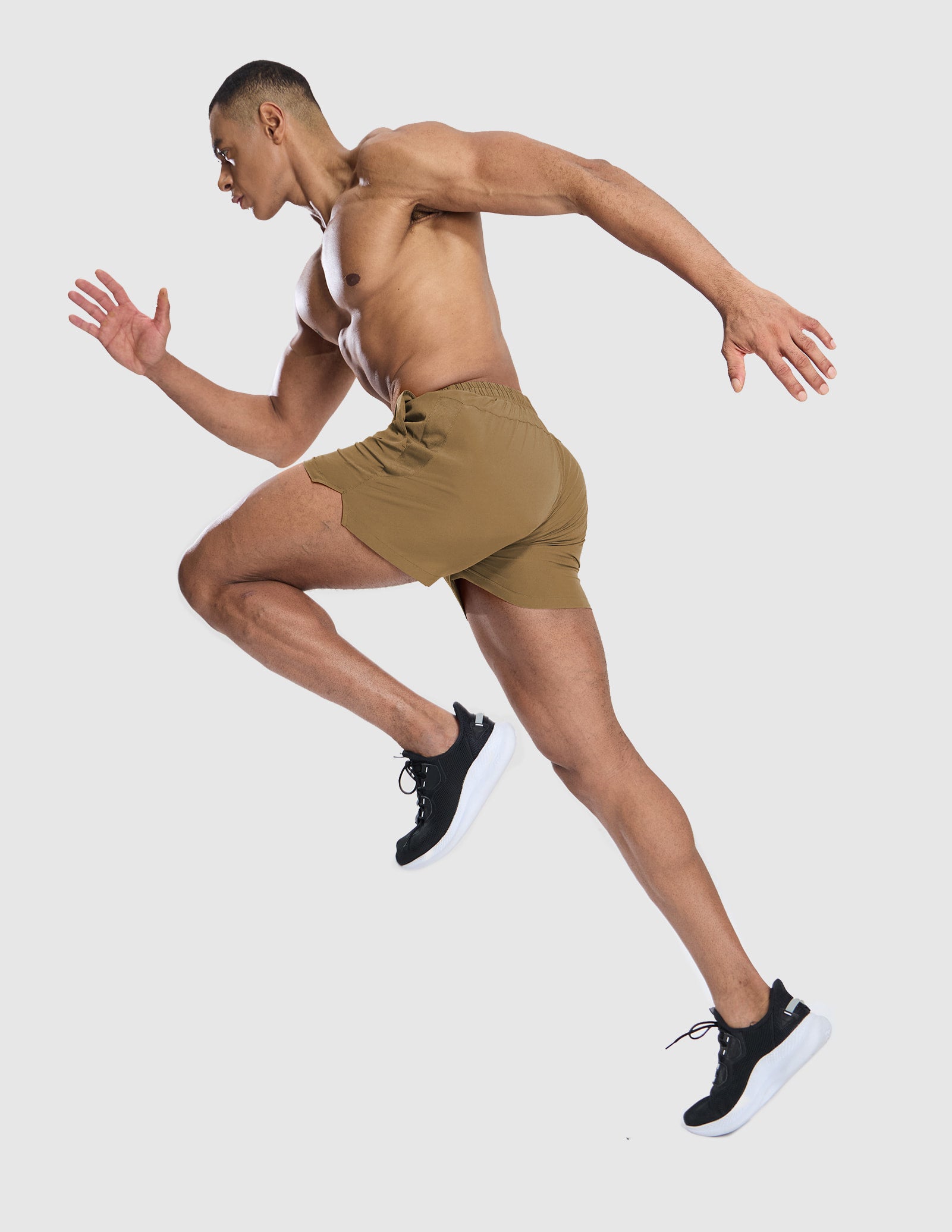 MIER Men's 3 Inch Running Shorts with Liner and Pockets Men's Shorts