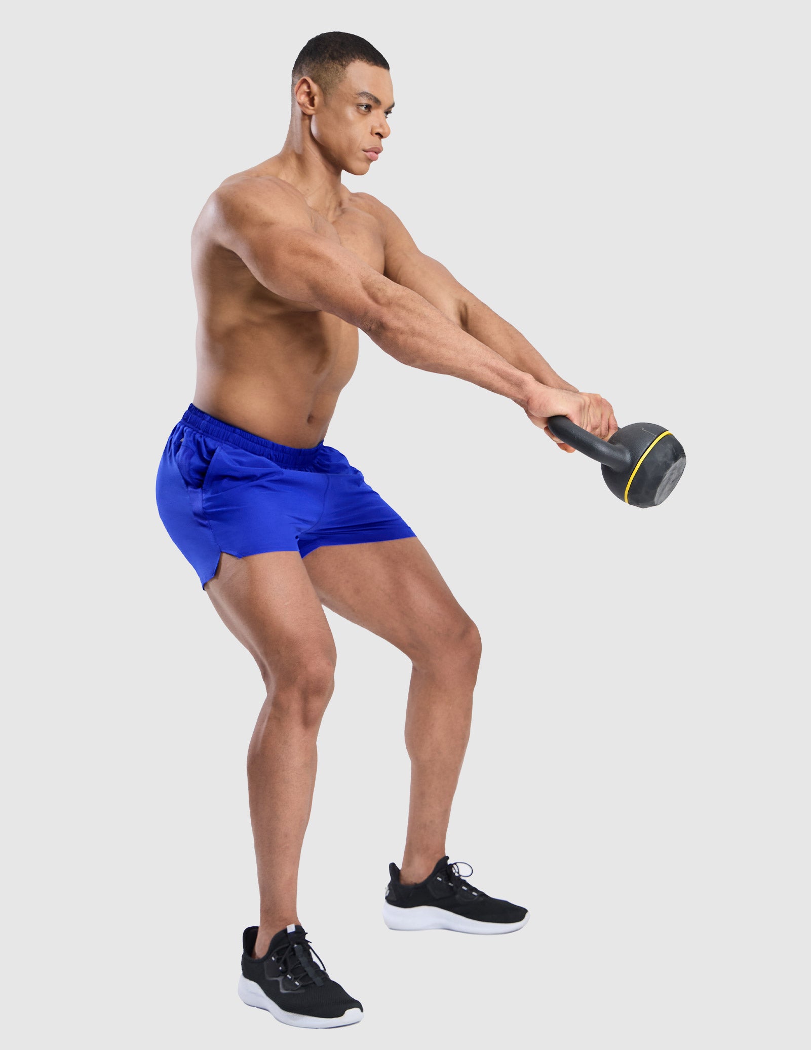 MIER Men's 3 Inch Running Shorts with Liner and Pockets Men's Shorts
