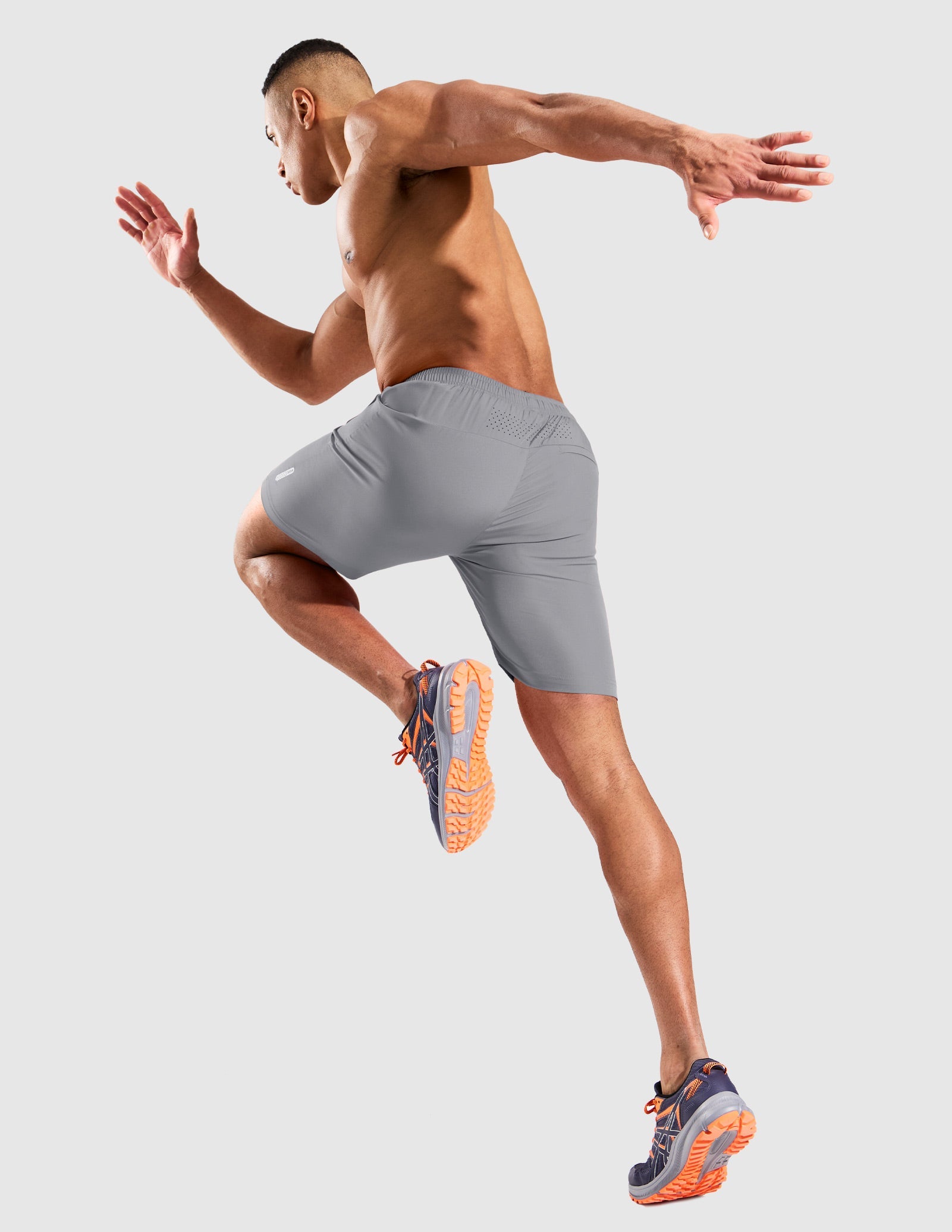 MIER Men’s 7” Athletic Shorts Quick Dry with 3 Zipper Pockets, No Liner Men's Shorts