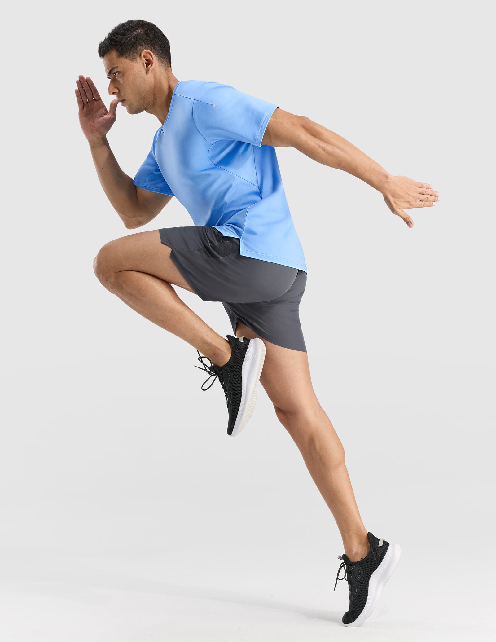 MIER Men's COOLMAX Running T-Shirt | Moisture-Wicking & Breathable Workout Tee Men's T-Shirts
