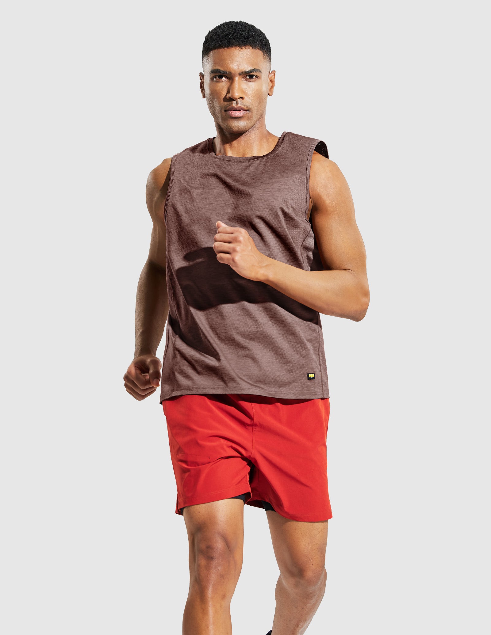 MIER Men's Dry Fit Tank Top Sleeveless T-shirt for Running Men's Tank Top