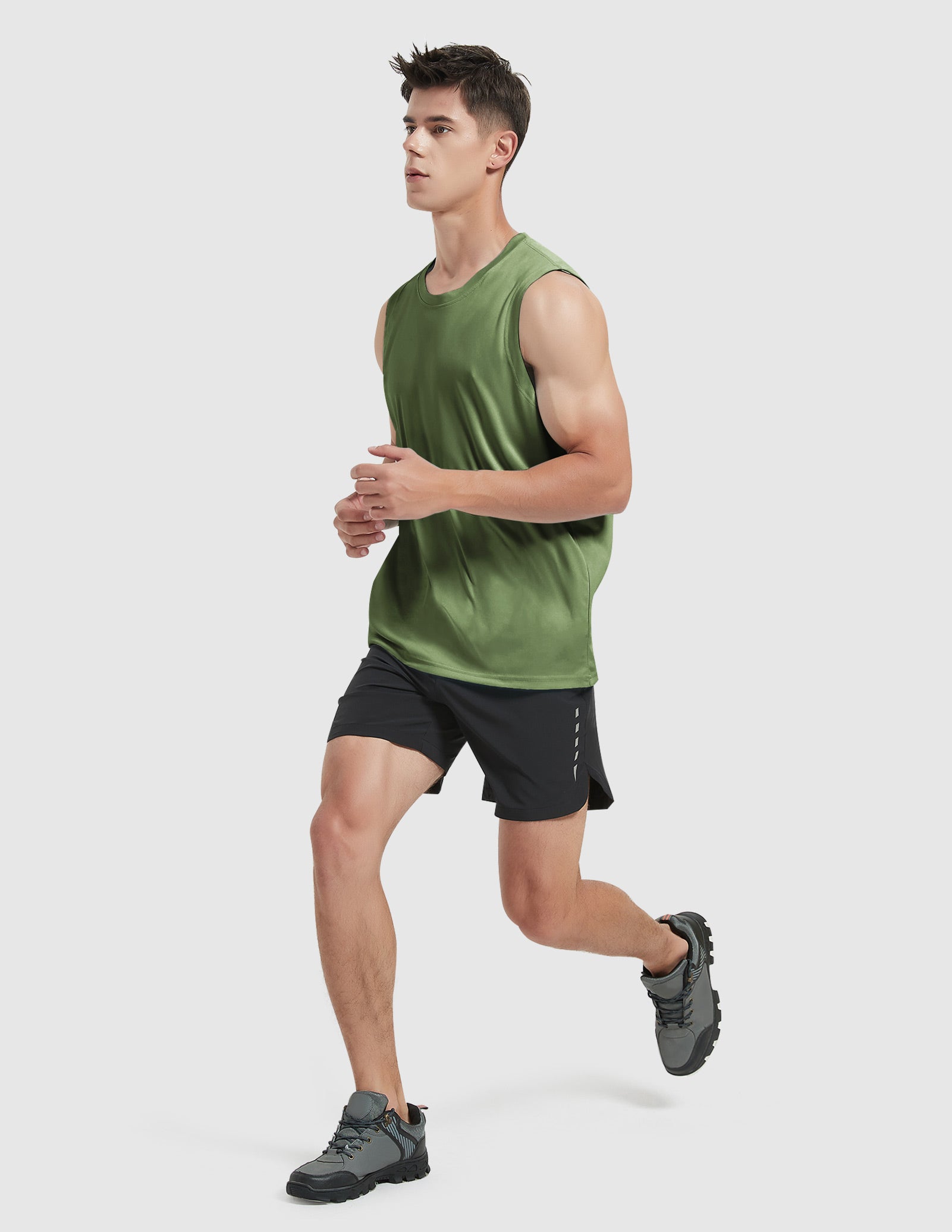MIER Men’s Cool Running Tank Top Sleeveless Shirt Men's Tank Top