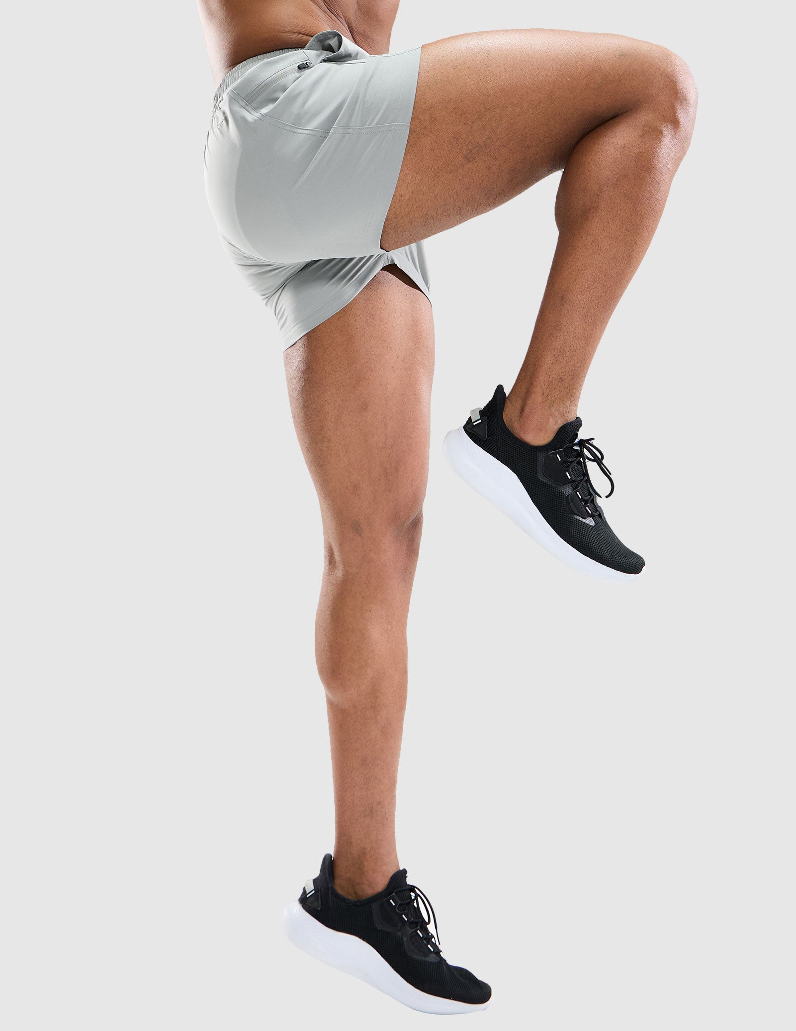 MIER Men's 3 Inch Athletic Running Shorts with Brief Liner Men's Shorts