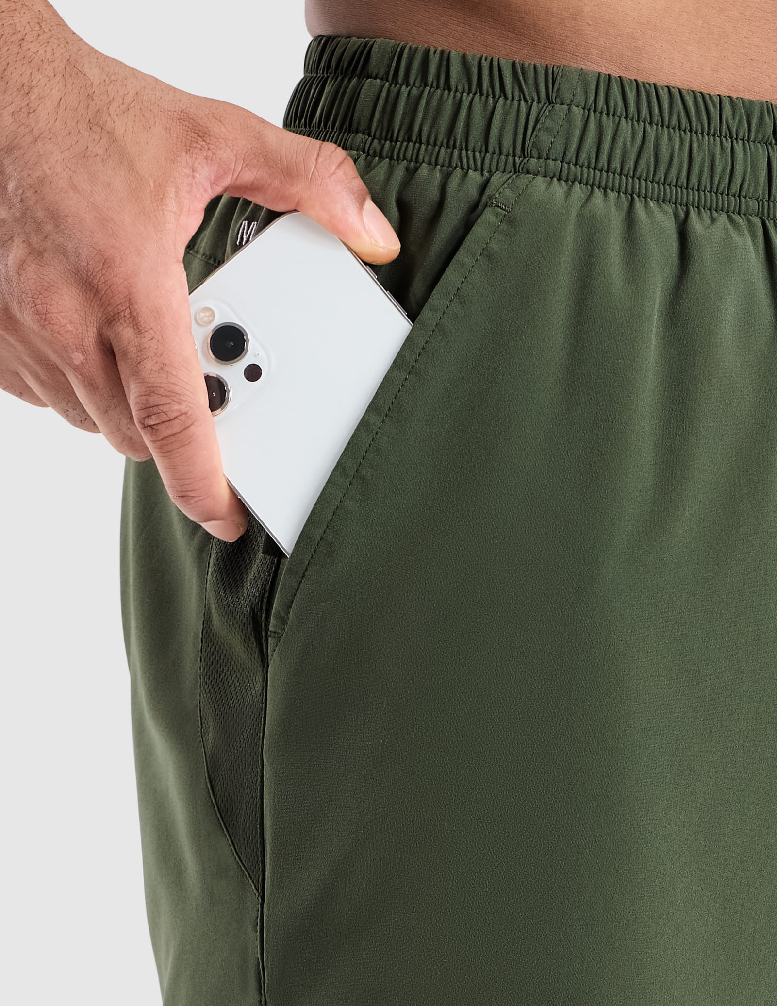 MIER Men's 3 Inch Running Shorts with Liner and Pockets Men's Shorts