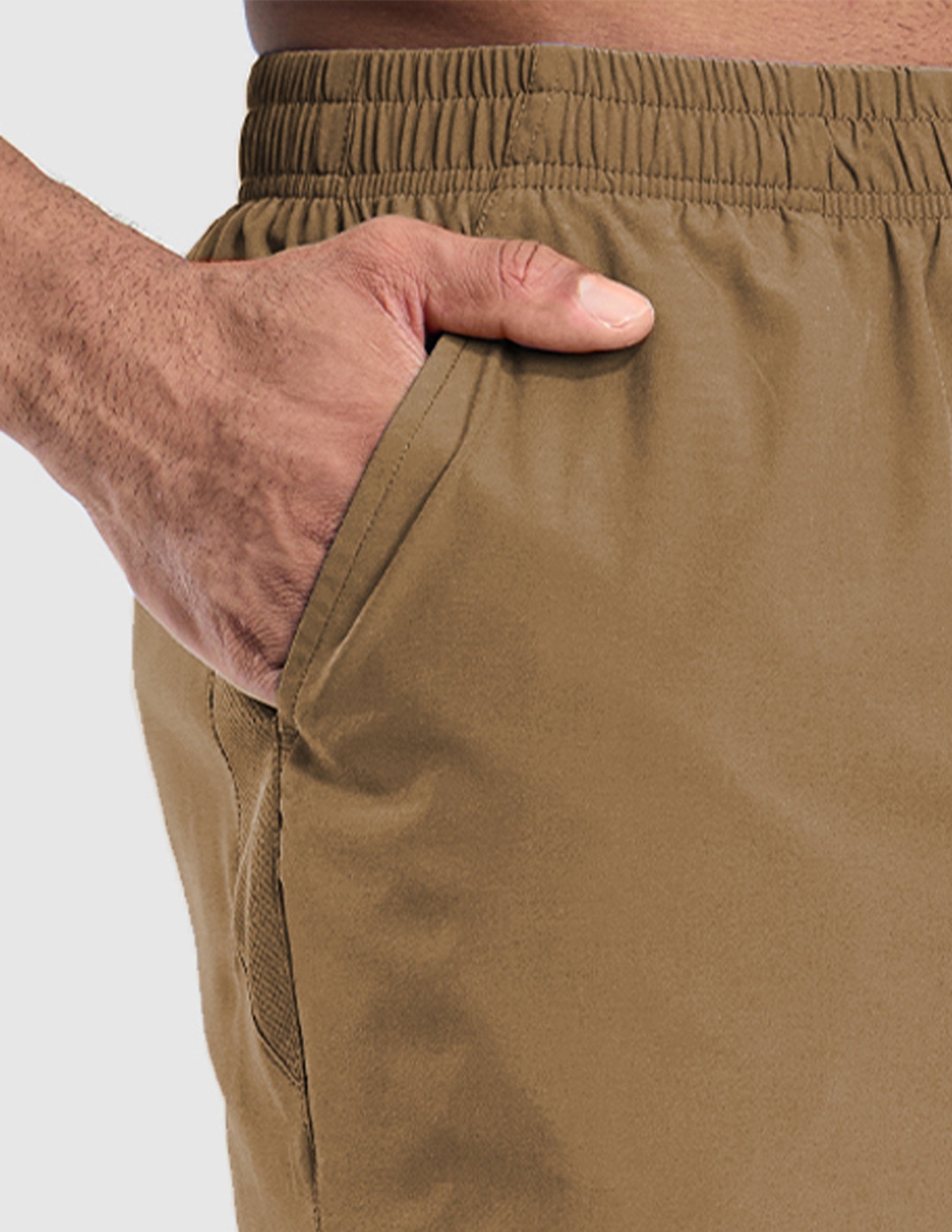 MIER Men's 3 Inch Running Shorts with Liner and Pockets Men's Shorts
