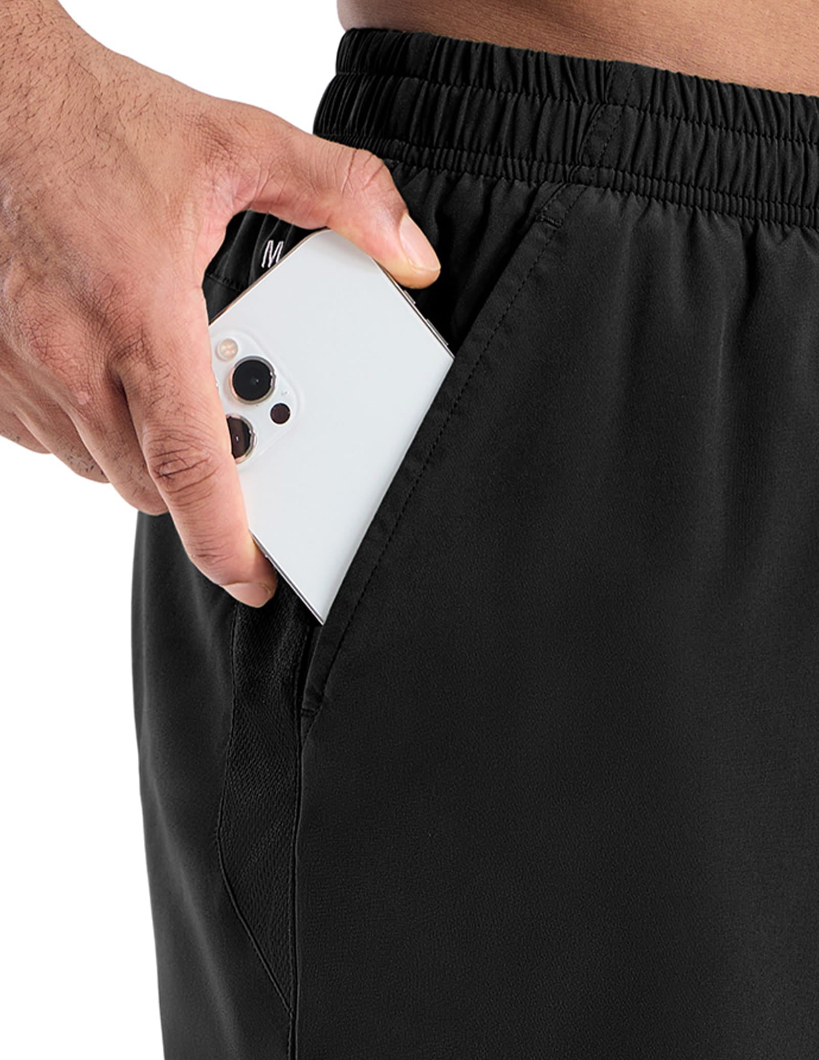 MIER Men's 3 Inch Running Shorts with Liner and Pockets Men's Shorts