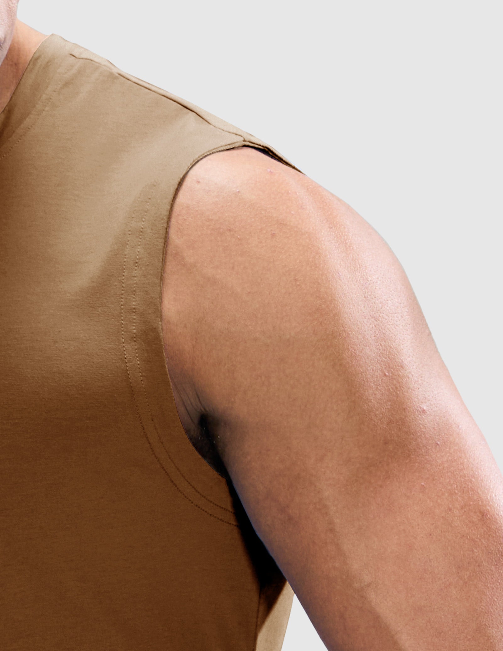 MIER Cotton Blend Running Tank for Men Stretchable and Moisture Wicking Men's Tank Top