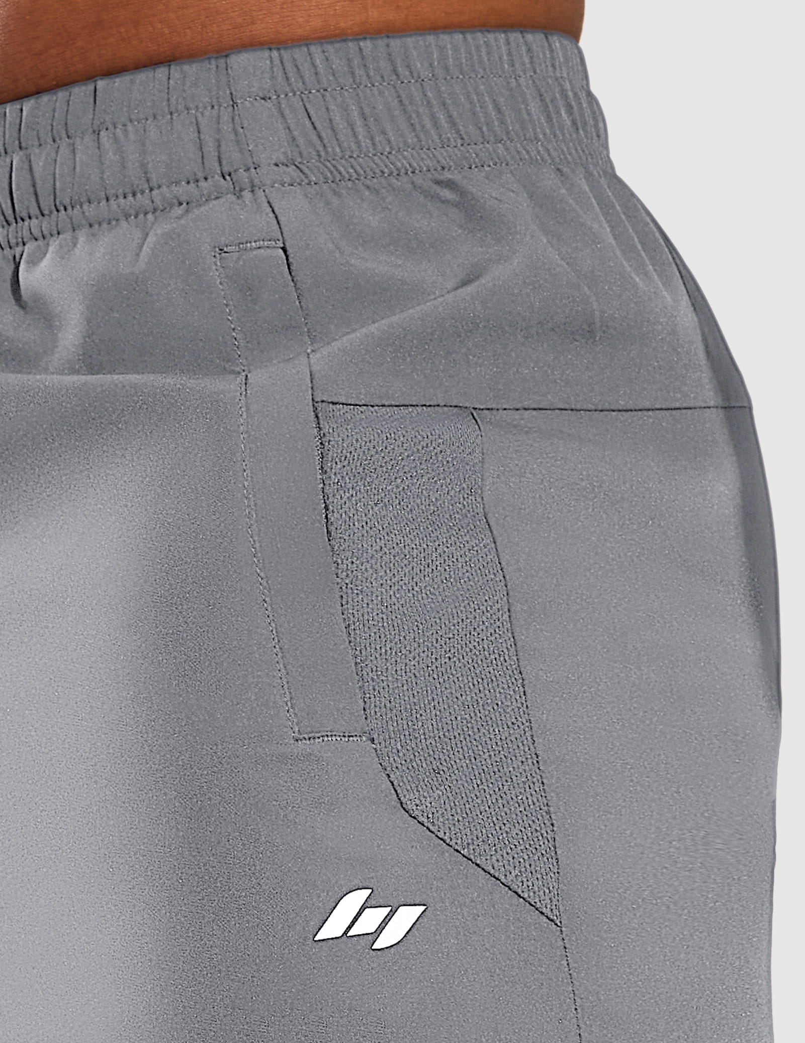MIER Men’s 7” Athletic Shorts Quick Dry with 3 Zipper Pockets, No Liner Men's Shorts
