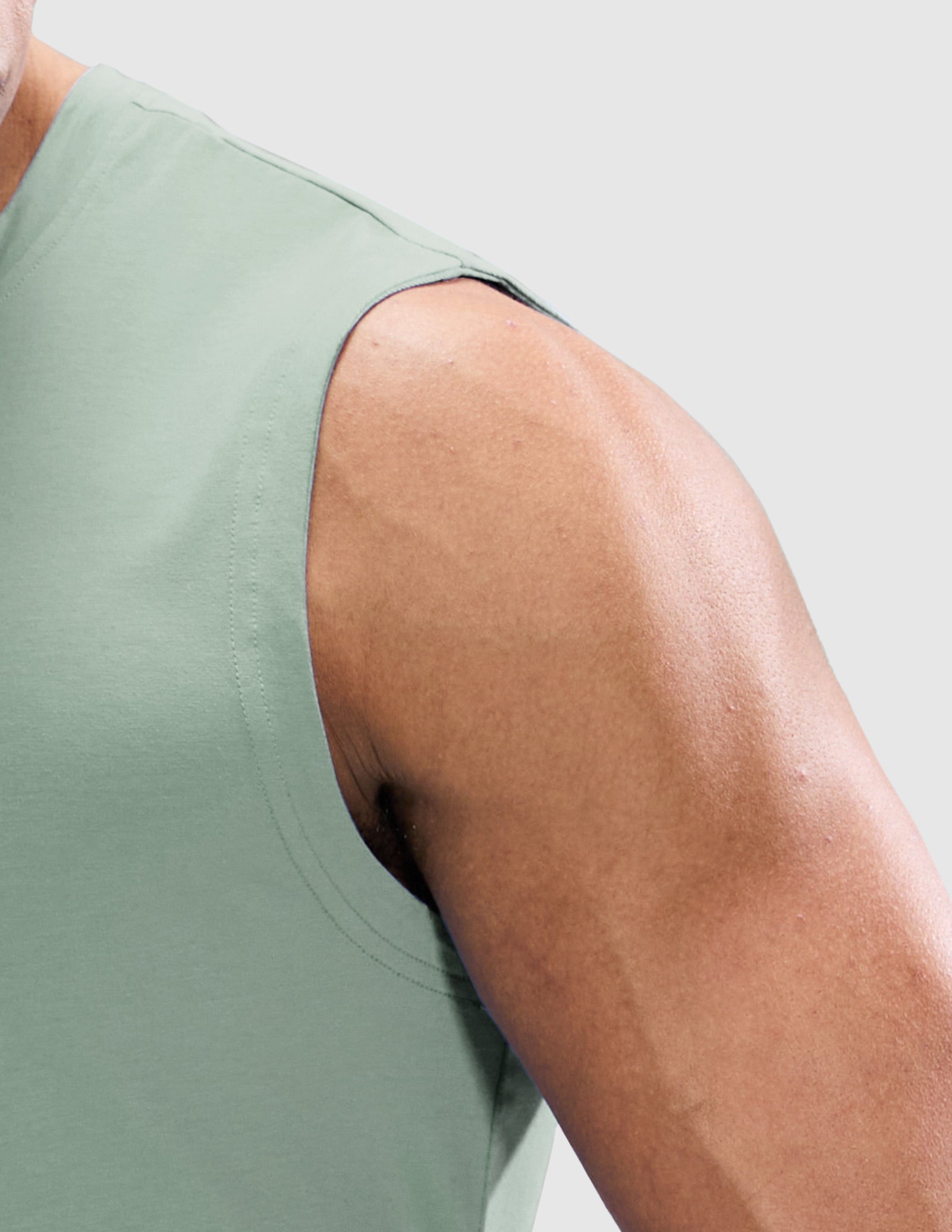 MIER Cotton Blend Running Tank for Men Stretchable and Moisture Wicking Men's Tank Top