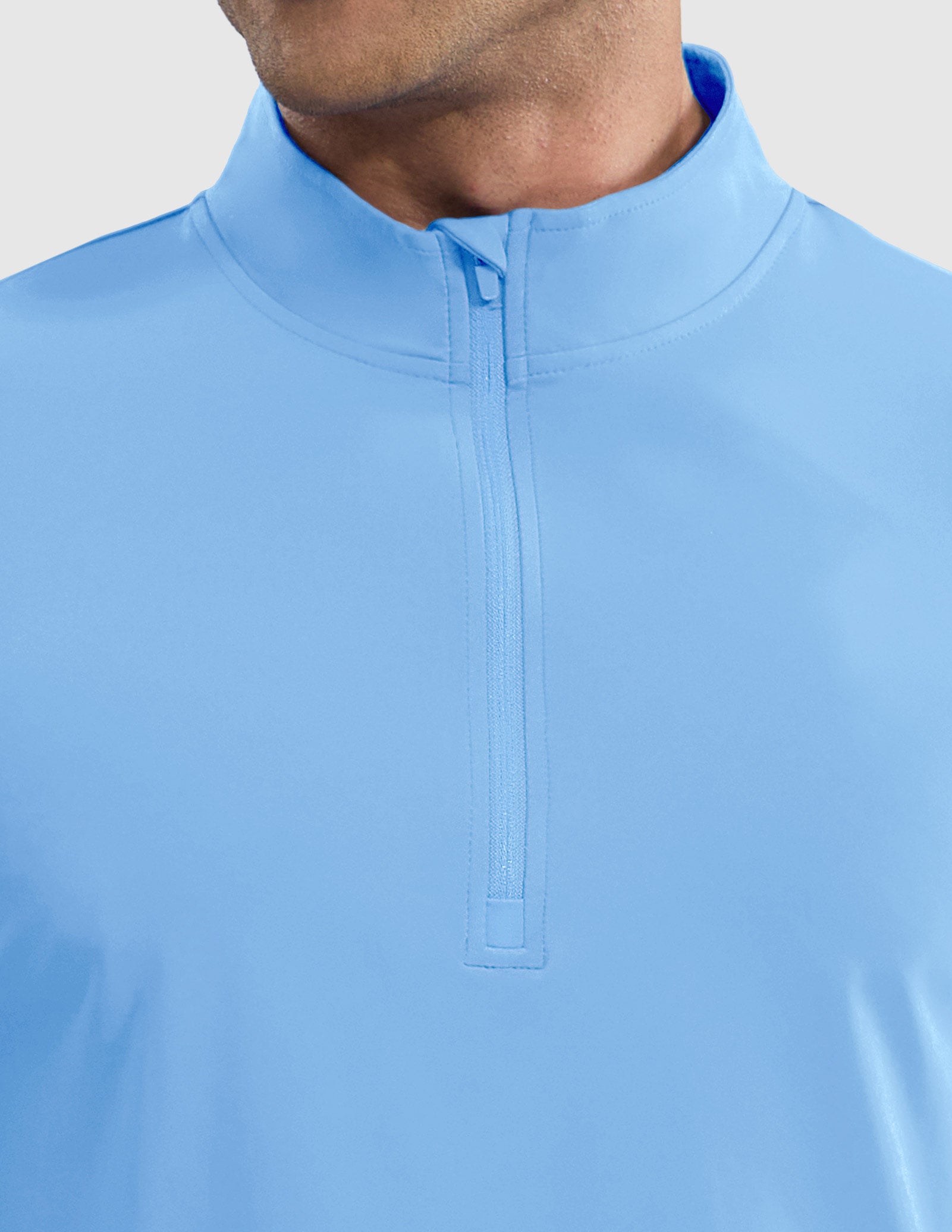  MIER Men's Quarter Zip Athletic Shirt - Moisture-Wicking, UPF 50+, 4-Way Stretch for Running & Outdoor Activities Men's Shirt