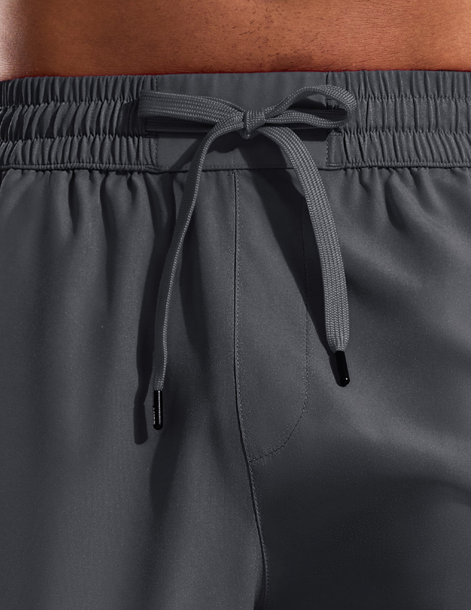 MIER 5" Running Gym Shorts for Men Quick Dry with Zipper Pockets Men's Shorts