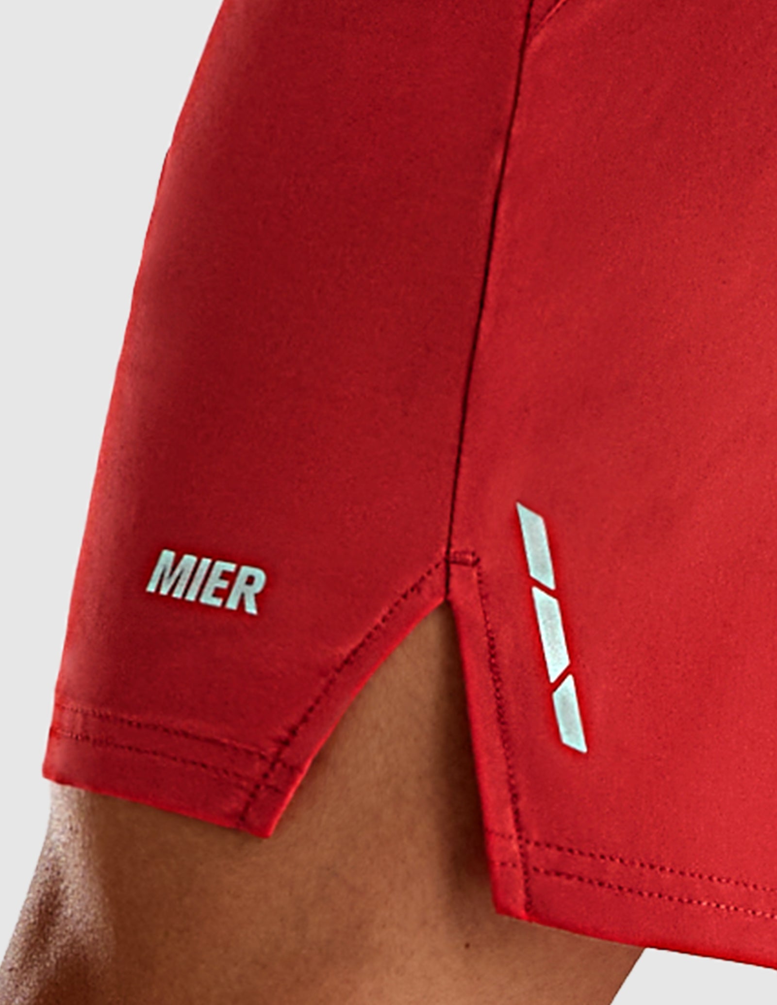MIER Men's 7" 2-in-1 Running Shorts with Secure Zipper Pockets Men's Shorts