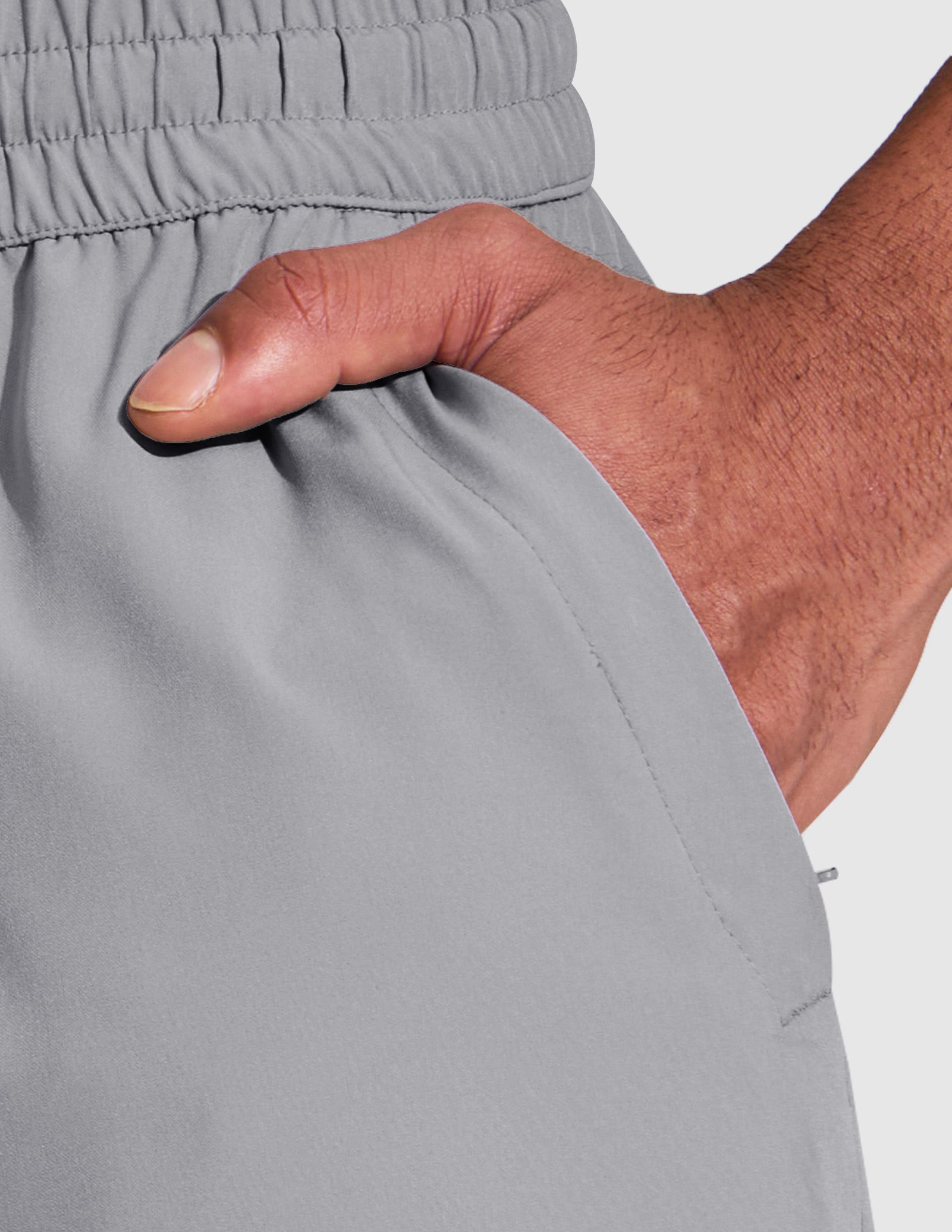 MIER 5" Running Gym Shorts for Men Quick Dry with Zipper Pockets Men's Shorts