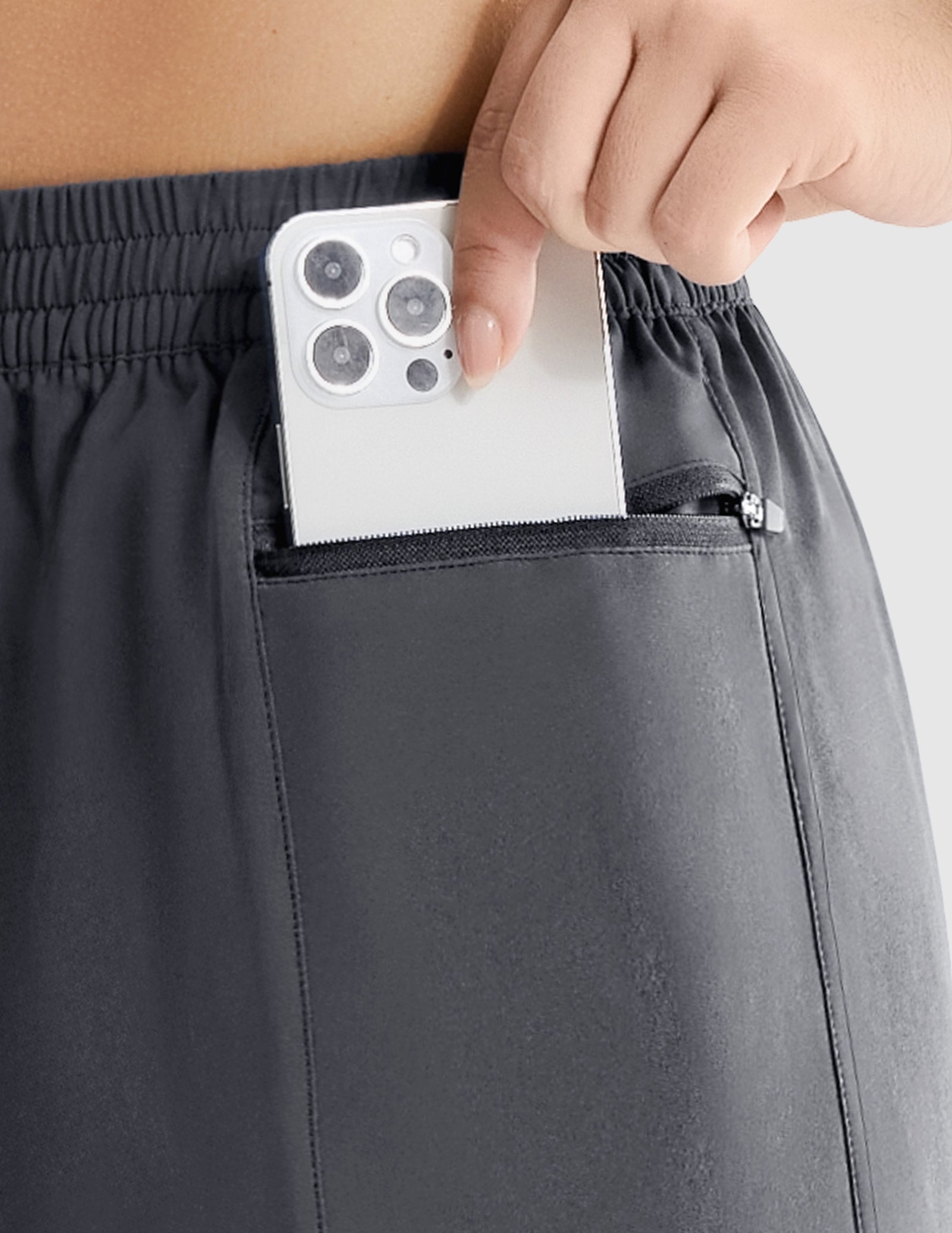 MIER Women’s Running Shorts with Phone Pocket 4” Quick Dry Women Shorts
