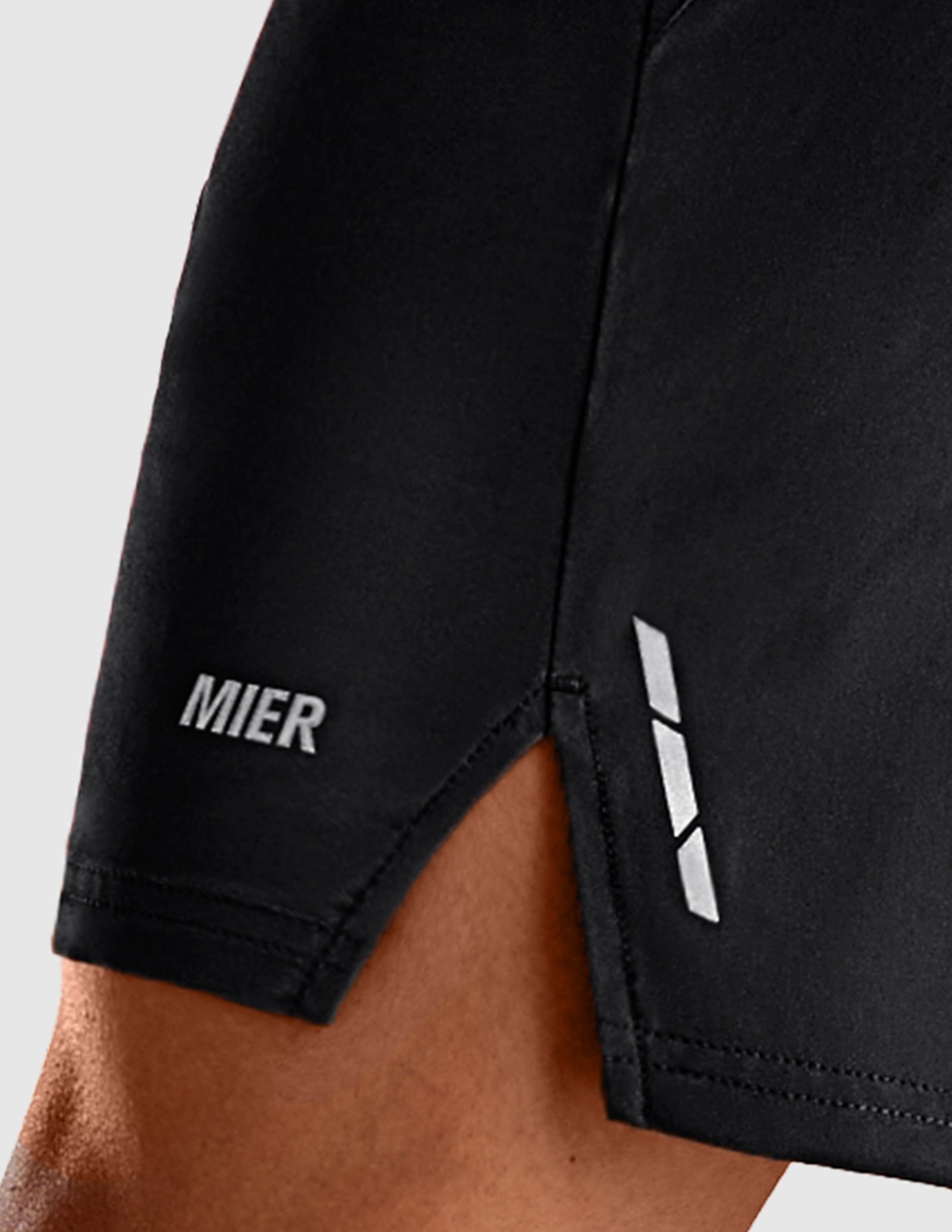 MIER Men's 7" 2-in-1 Running Shorts with Secure Zipper Pockets Men's Shorts