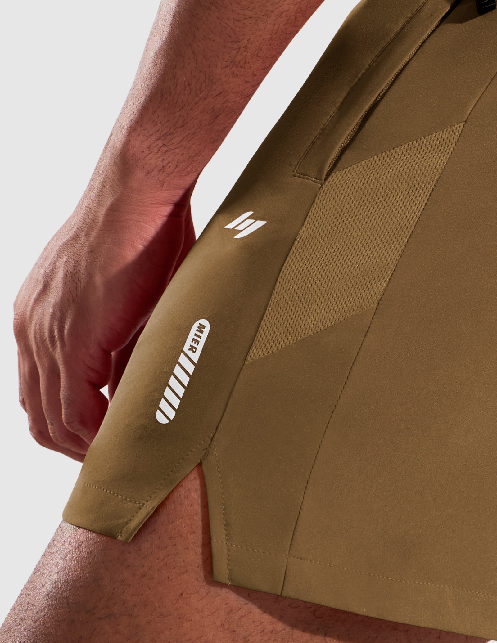 MIER Men’s 5” Running Shorts Quick Dry with Zipper Pockets, No Liner Men's Shorts