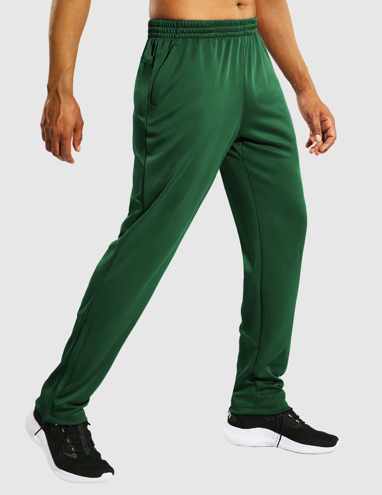 MIER Men’s Running Track Pants – Moisture-Wicking, Stretch Athletic Joggers Men's Train Pants