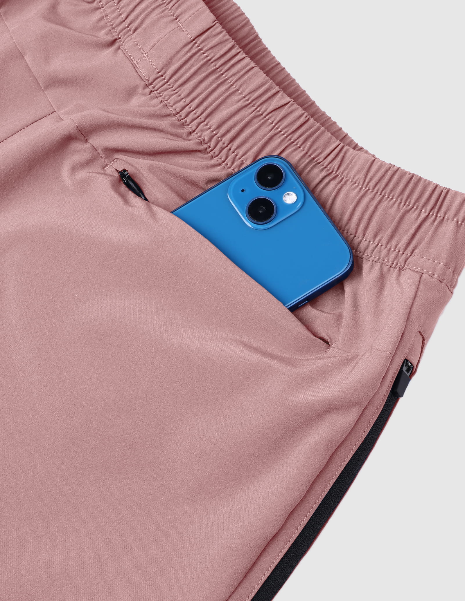 MIER Men's 7 Inch Active Running Shorts with Zipper Pockets Men's Shorts