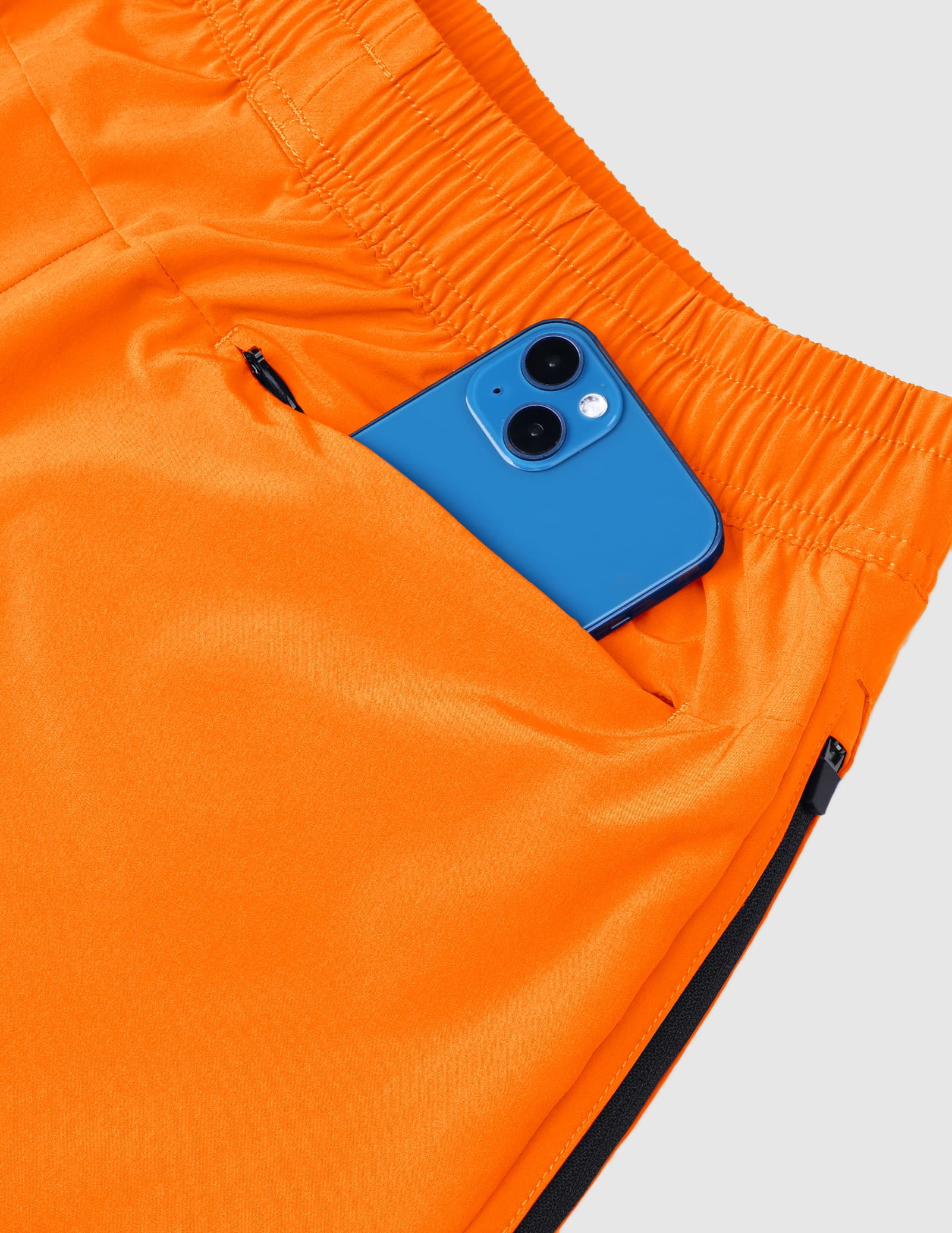 MIER Men's 7 Inch Active Running Shorts with Zipper Pockets Men's Shorts