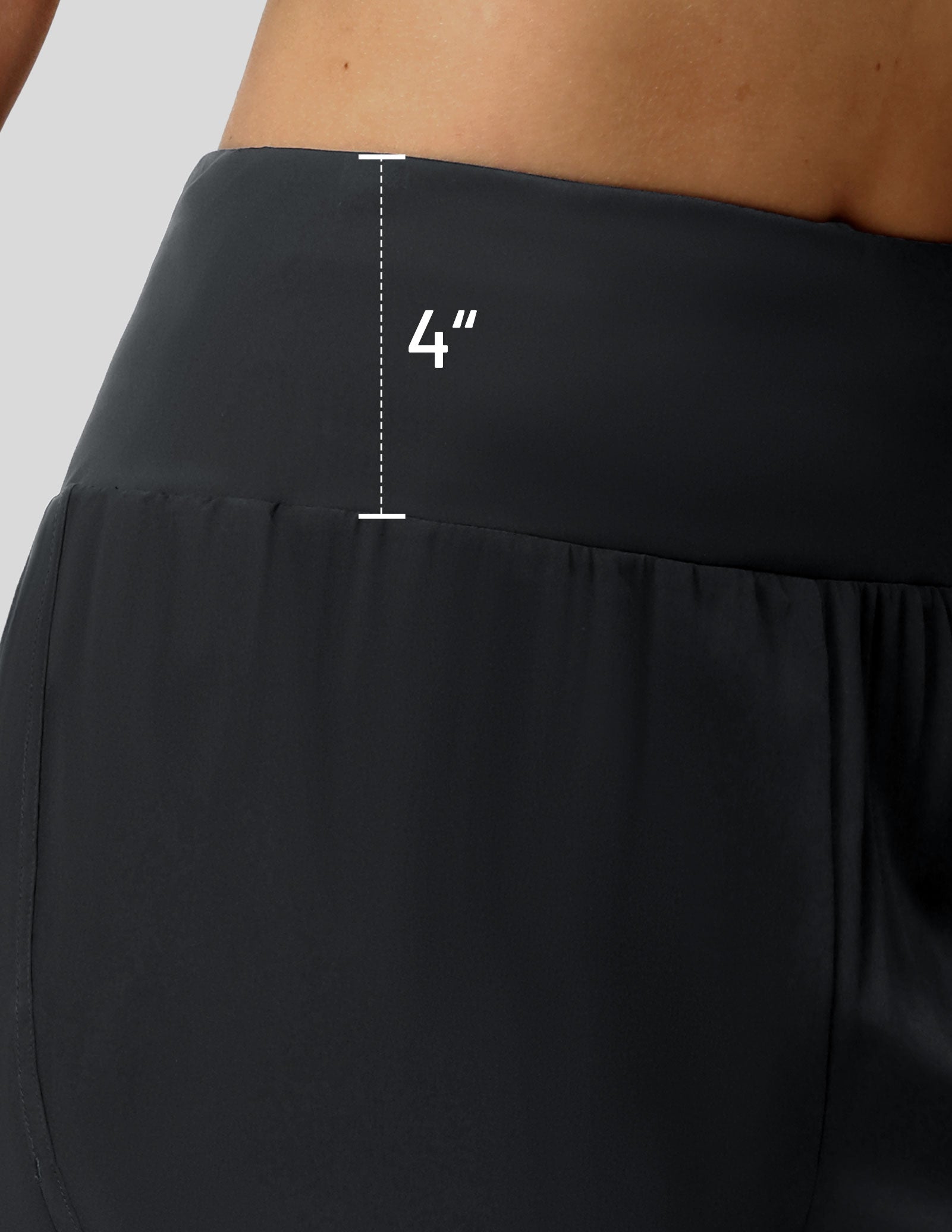 MIER Women’s 2-in-1 Running Shorts with Pockets Mid-Waist Quick Dry Athletic Shorts Women Shorts