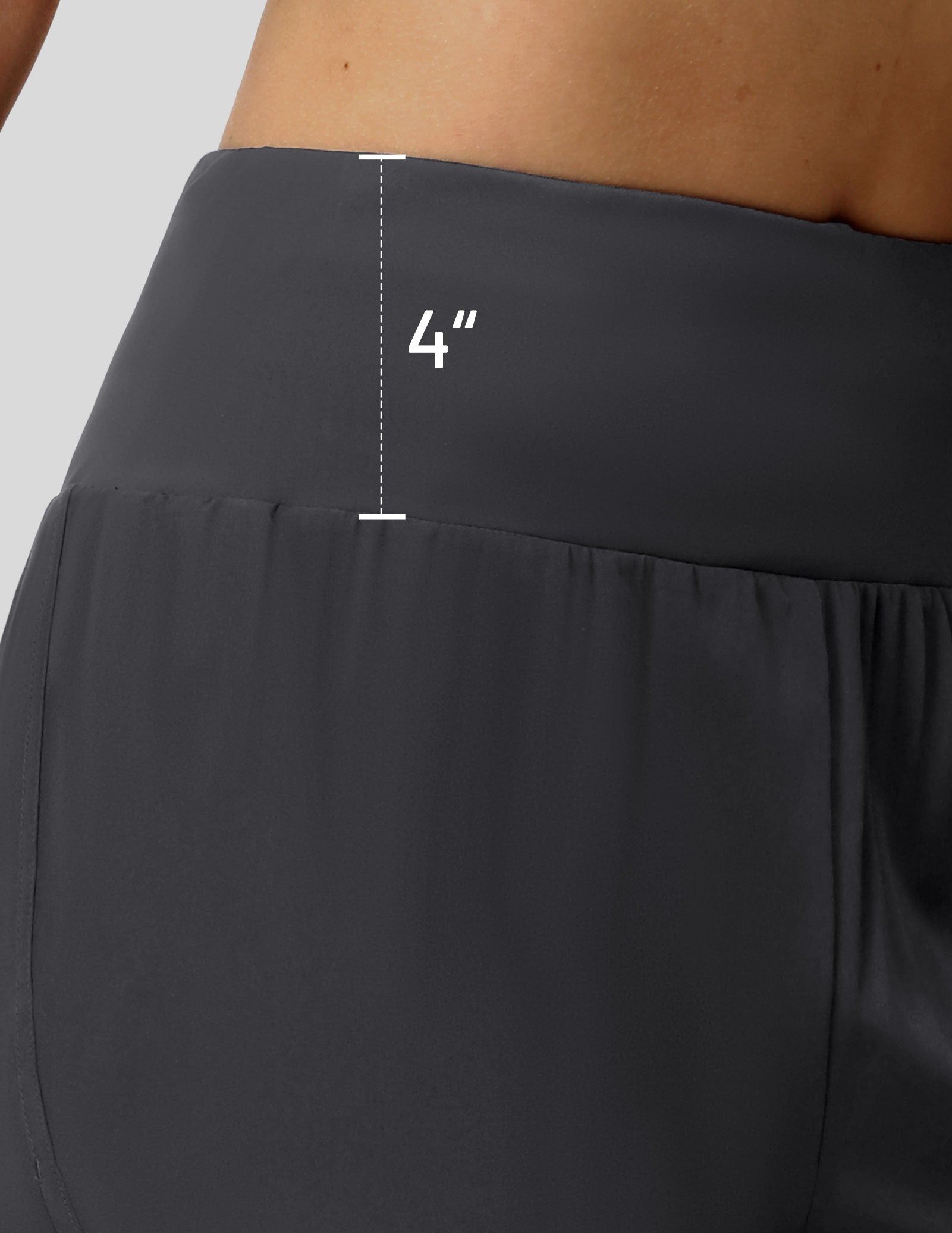 MIER Women’s 2-in-1 Running Shorts with Pockets Mid-Waist Quick Dry Athletic Shorts Women Shorts
