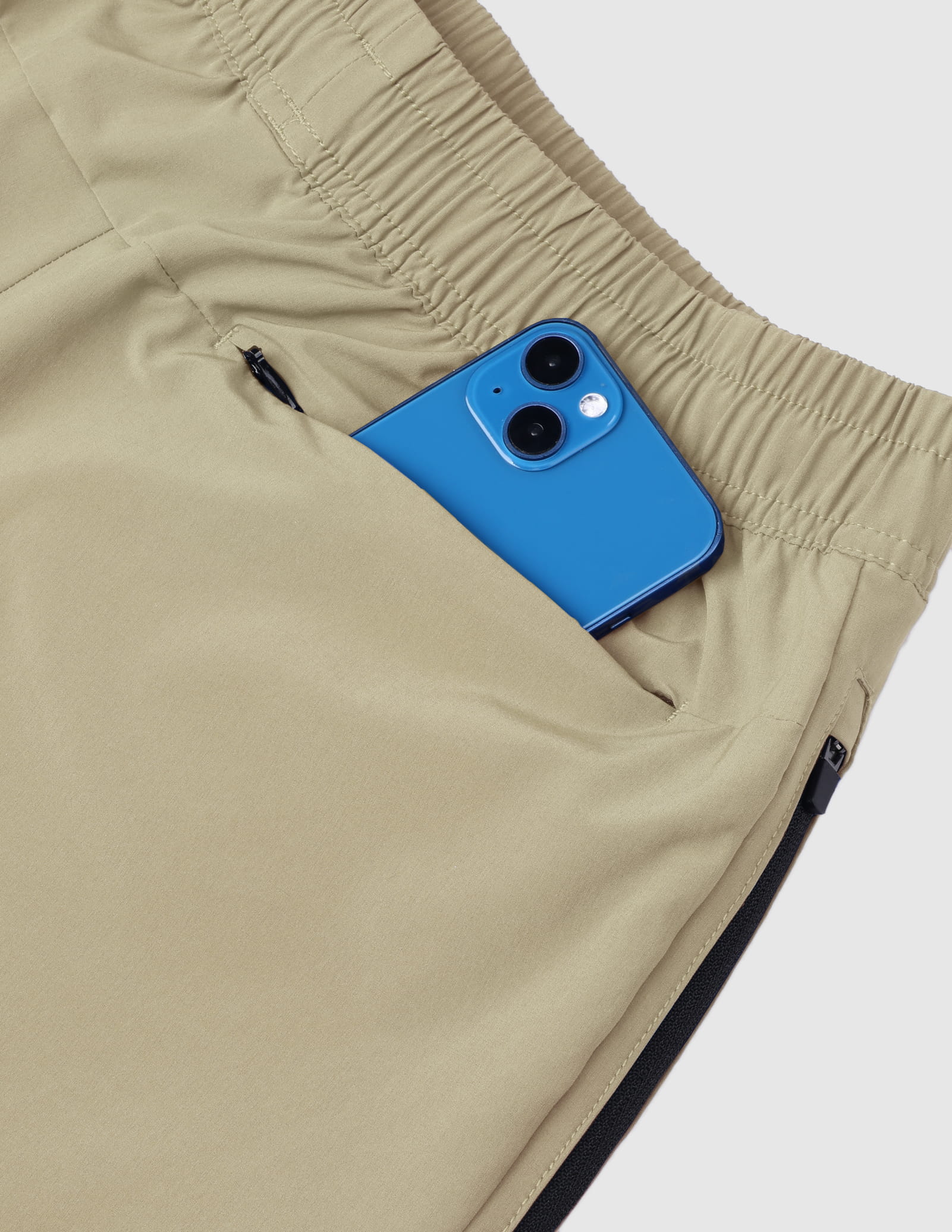 MIER Men's 7 Inch Active Running Shorts with Zipper Pockets Men's Shorts