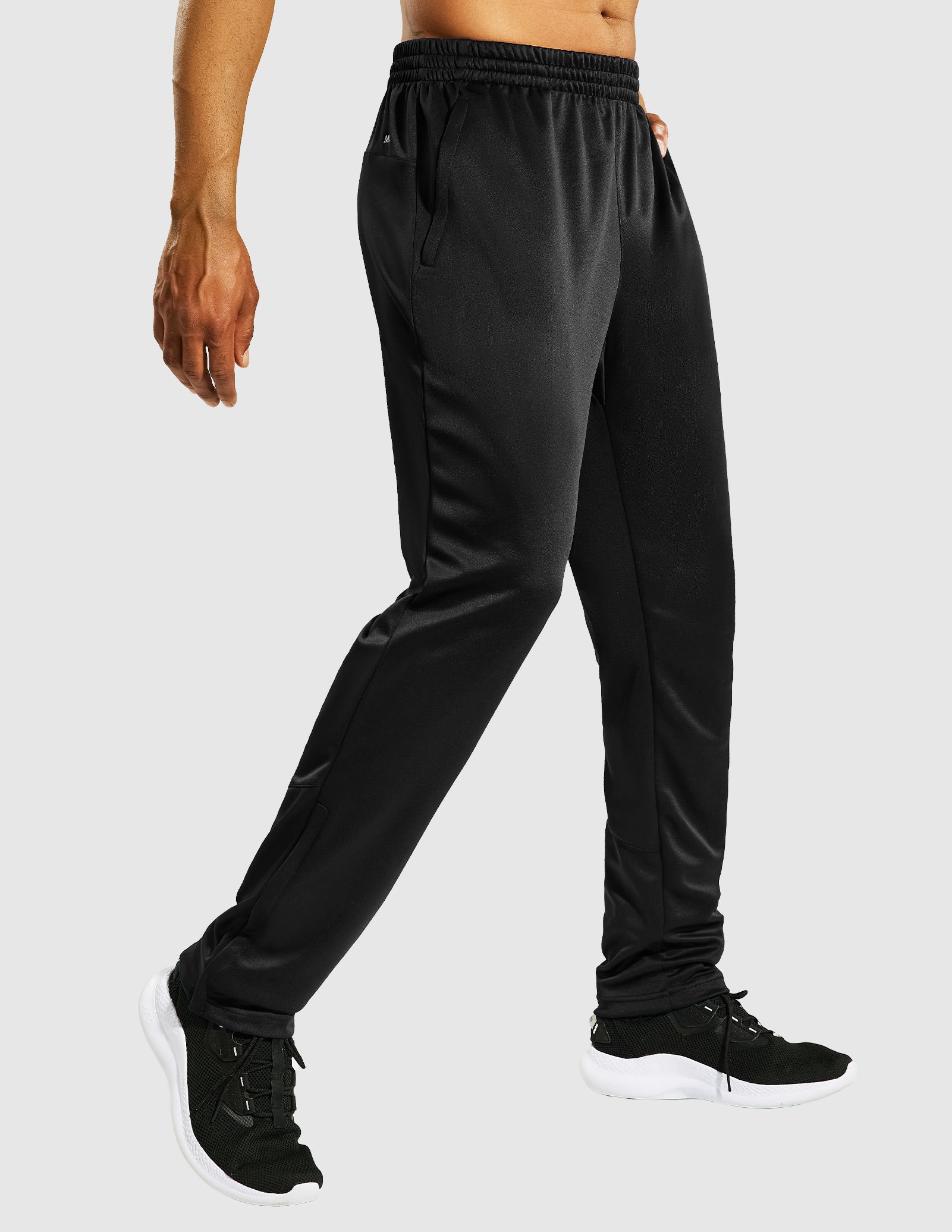 MIER Men’s Running Track Pants – Moisture-Wicking, Stretch Athletic Joggers Men's Train Pants