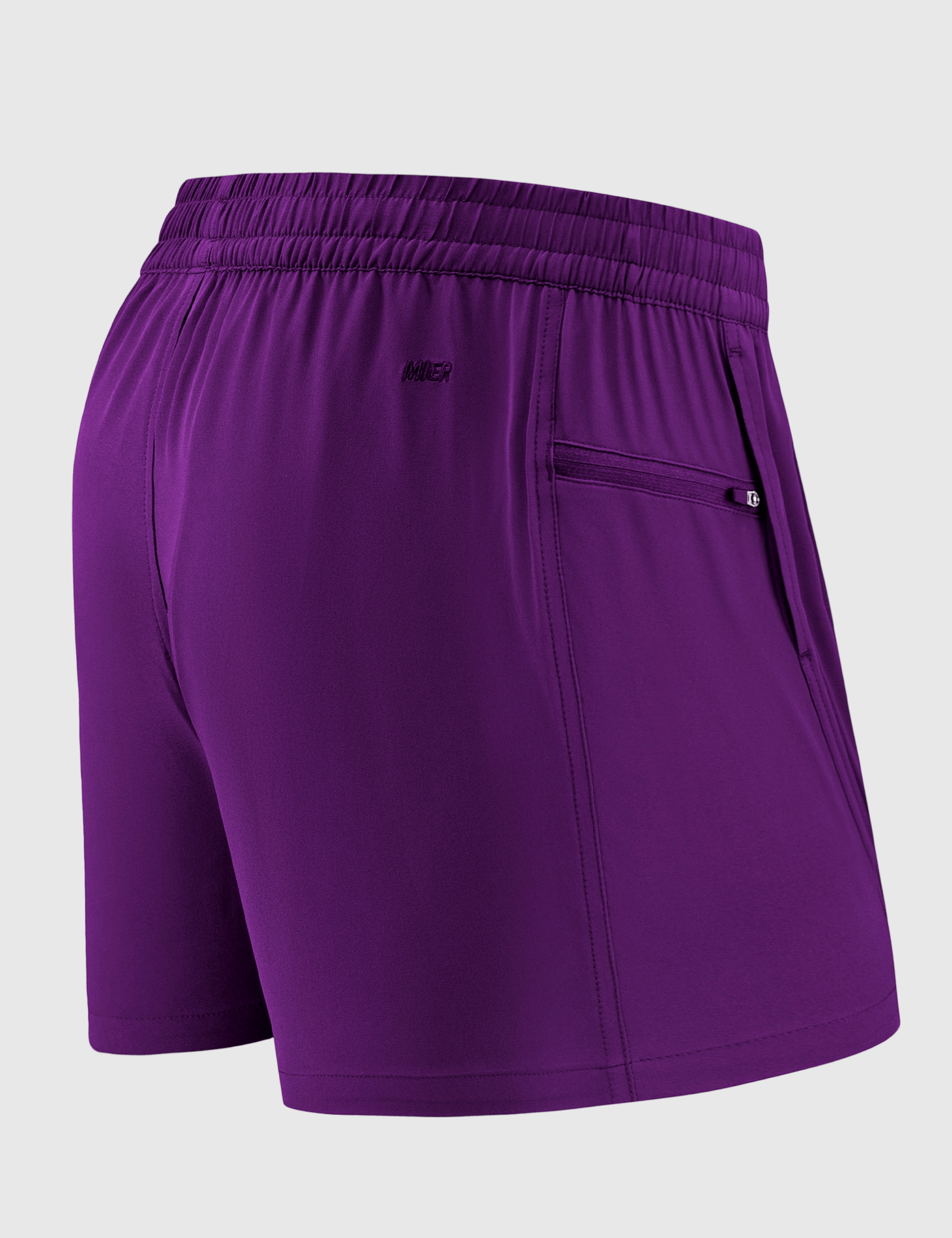 MIER Men's 3 Inch Athletic Running Shorts with Brief Liner Men's Shorts
