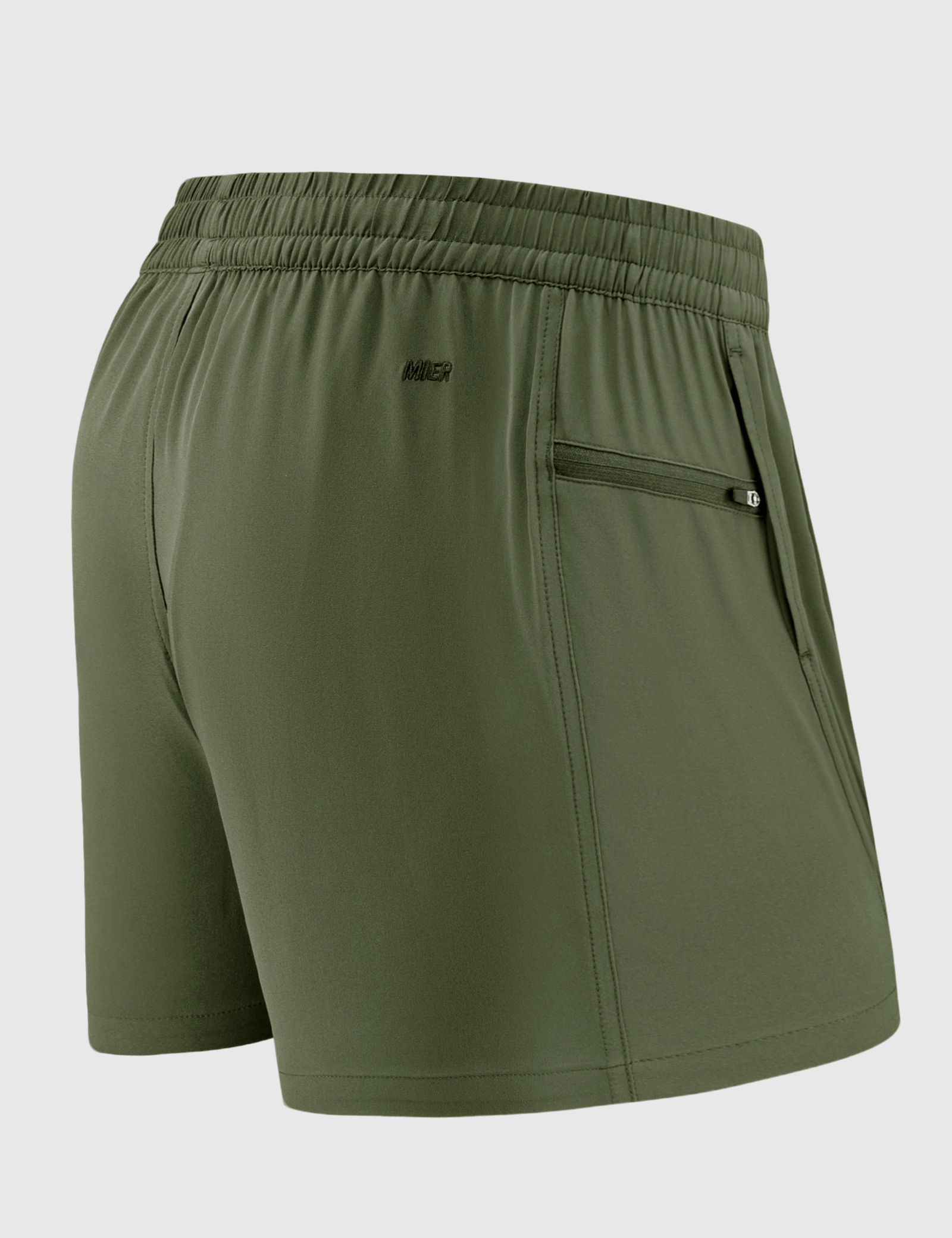 MIER Men's 3 Inch Athletic Running Shorts with Brief Liner Men's Shorts