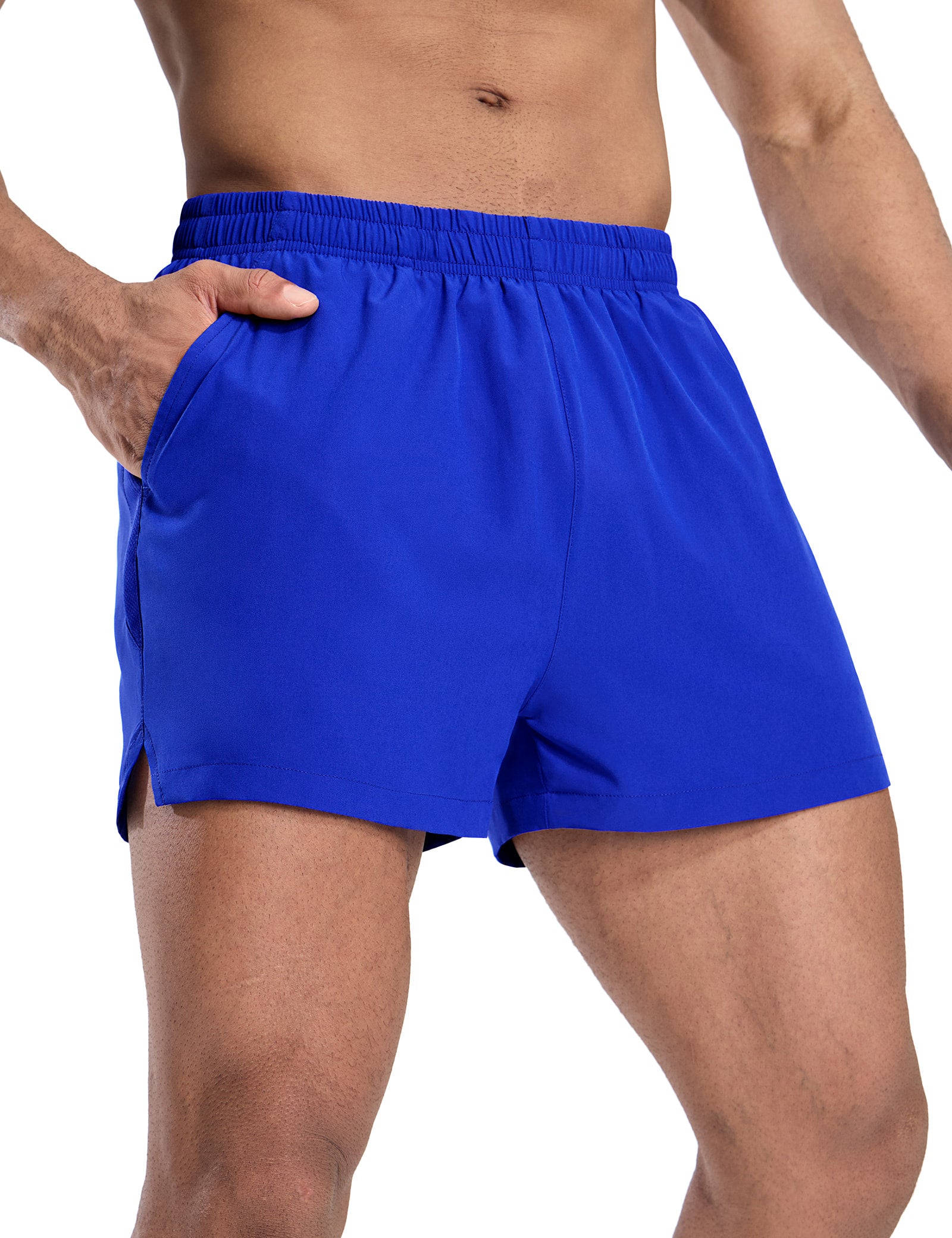 MIER Men's 3 Inch Running Shorts with Liner and Pockets Men's Shorts