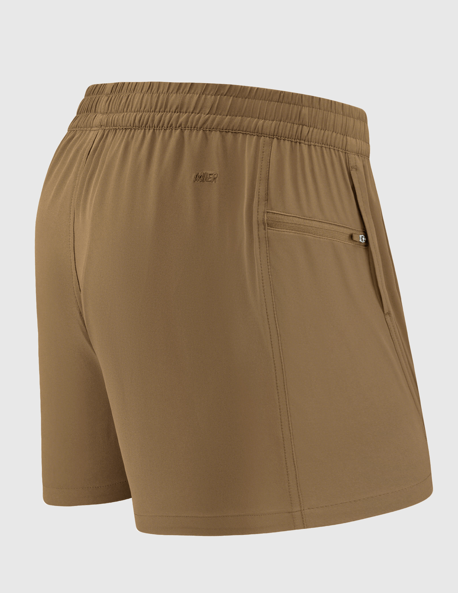 MIER Men's 3 Inch Athletic Running Shorts with Brief Liner Men's Shorts