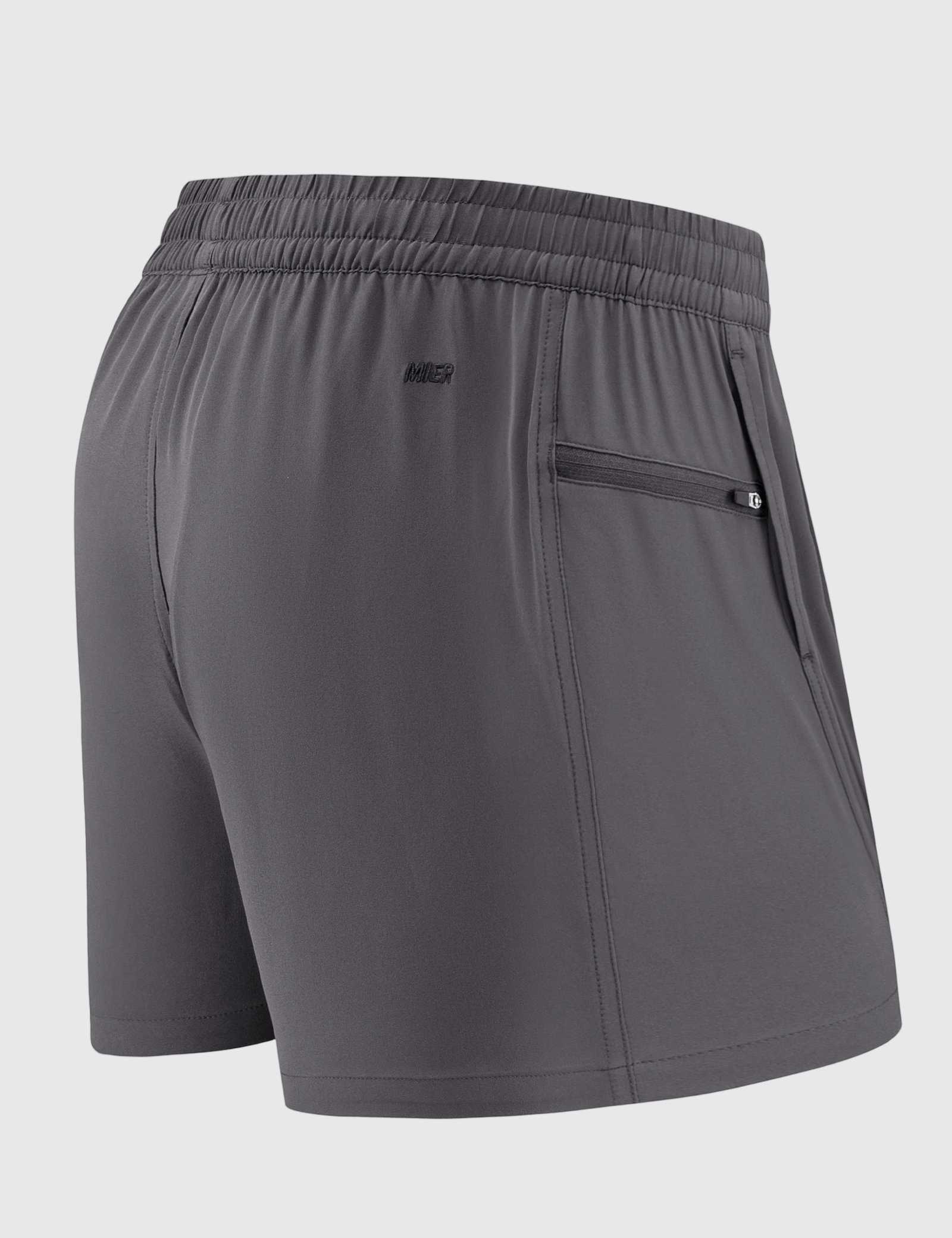 MIER Men's 3 Inch Athletic Running Shorts with Brief Liner Men's Shorts