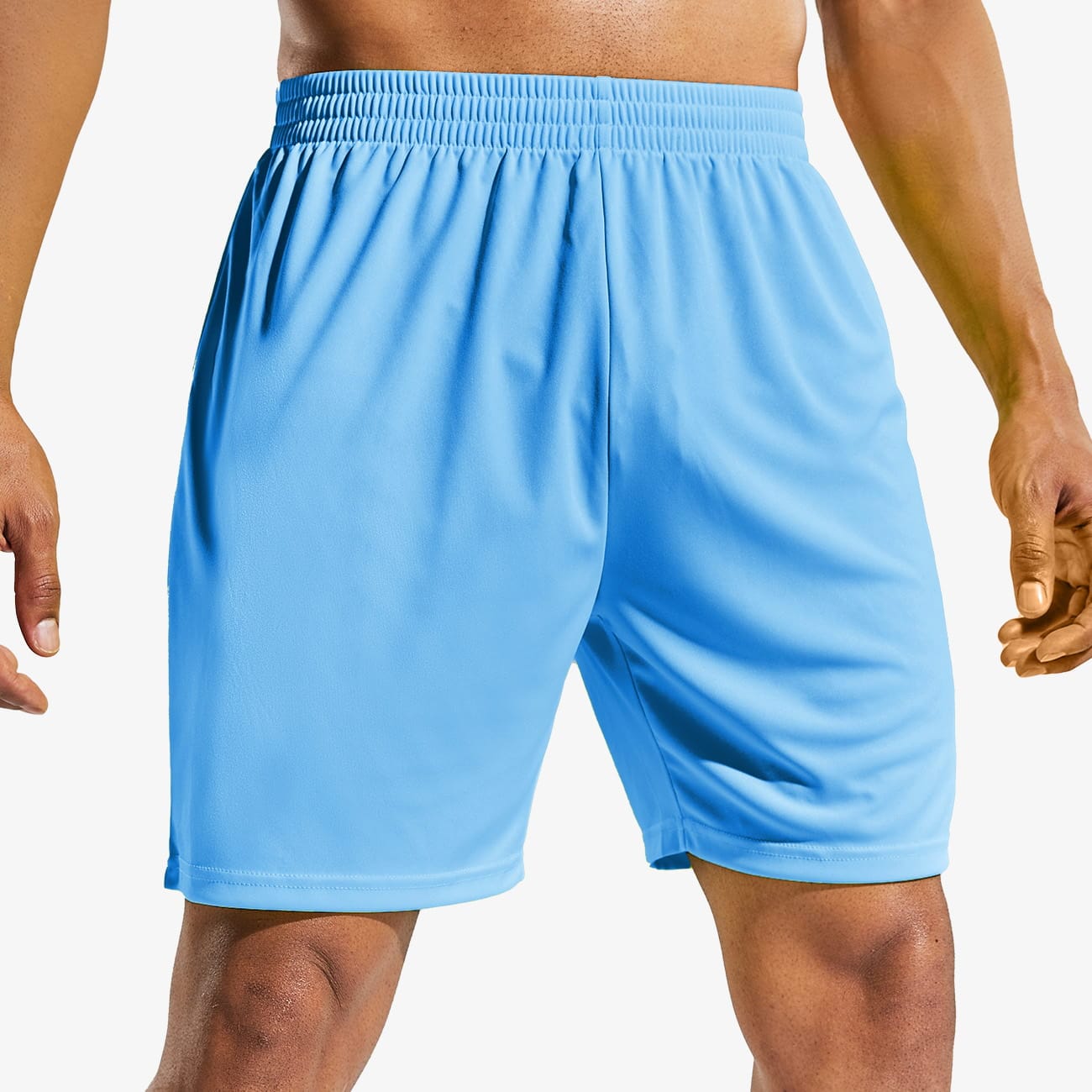 MIER Men Quick-Dry Athletic Running Shorts without Pockets Men's Shorts