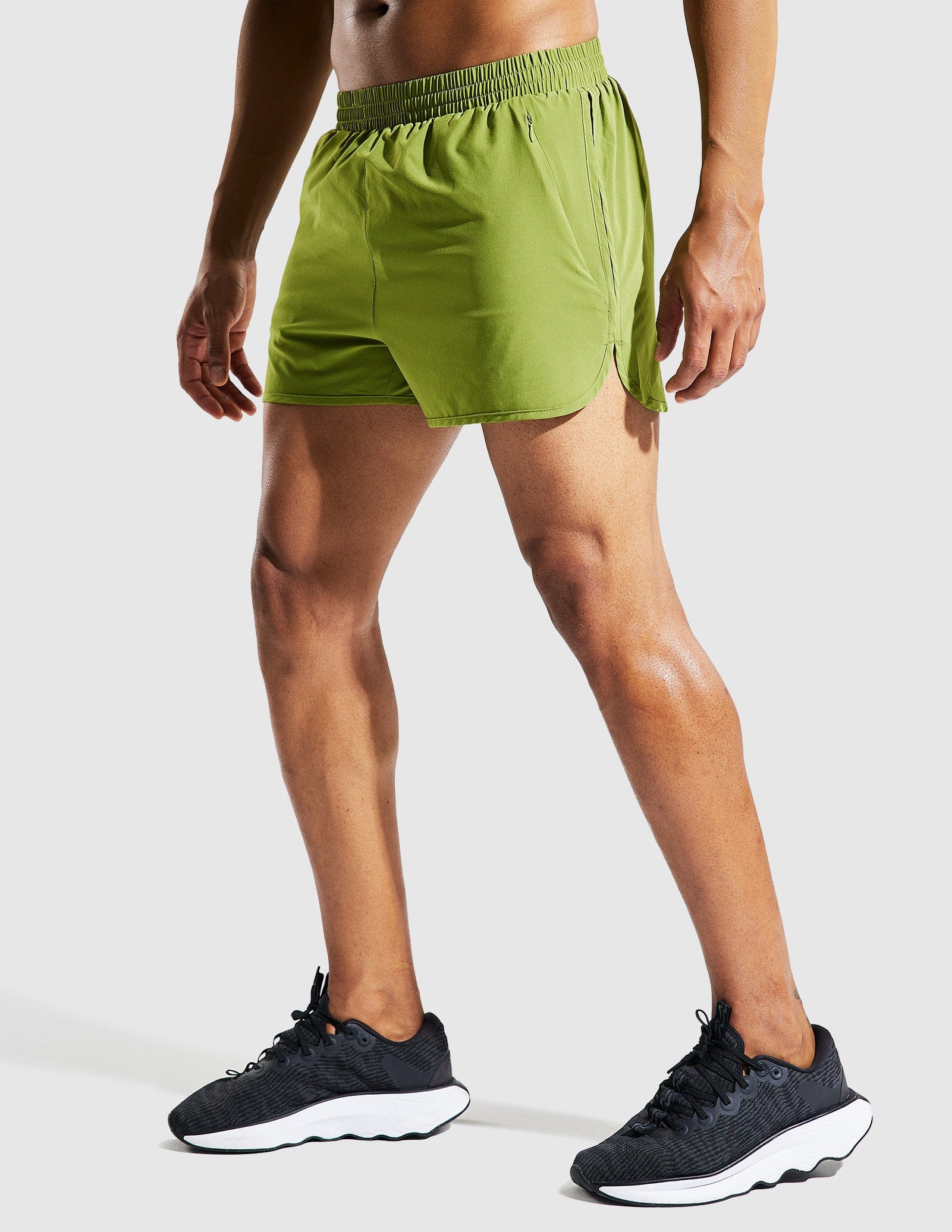 MIER Men‘s 3 Inch Marathon Running Shorts with Liner Men's Shorts