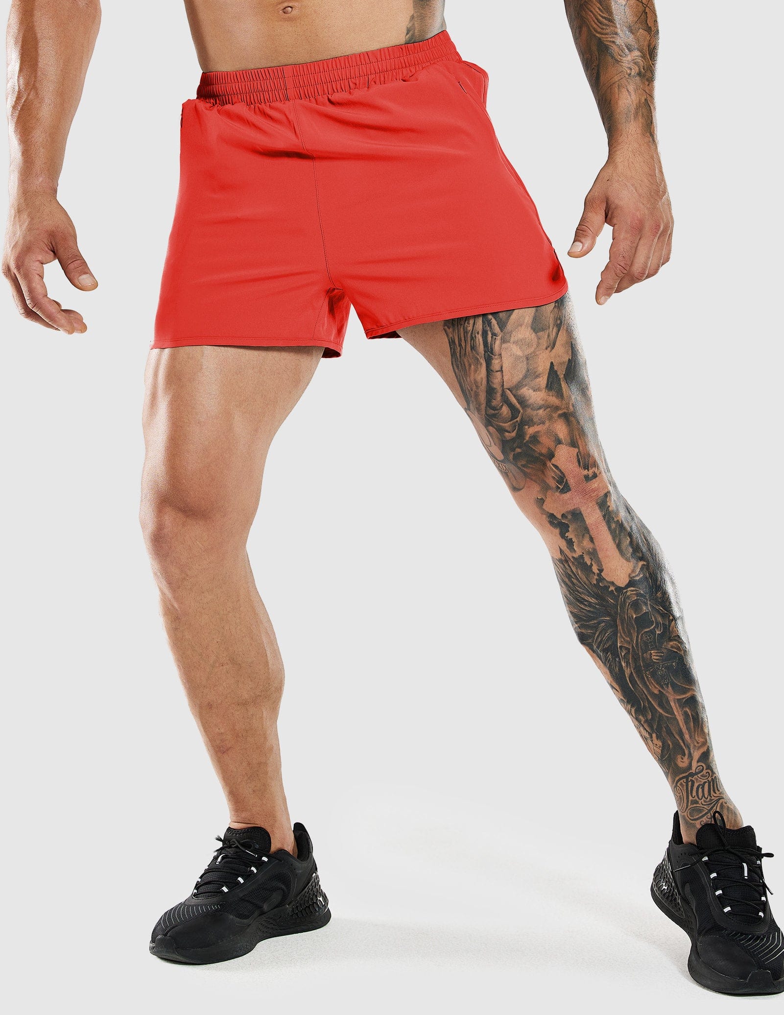 MIER Men‘s 3 Inch Marathon Running Shorts with Liner Men's Shorts
