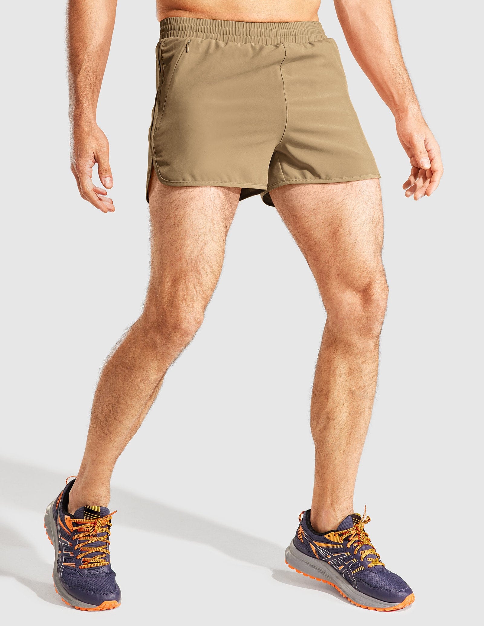 MIER Men‘s 3 Inch Marathon Running Shorts with Liner Men's Shorts