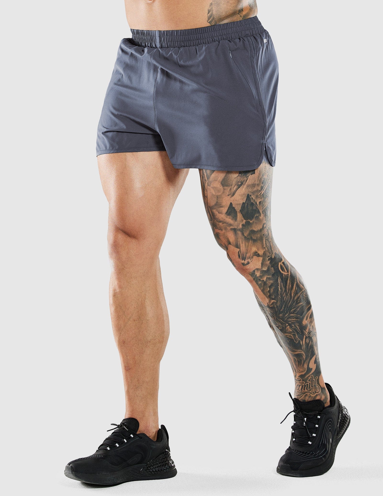 MIER Men‘s 3 Inch Marathon Running Shorts with Liner Men's Shorts