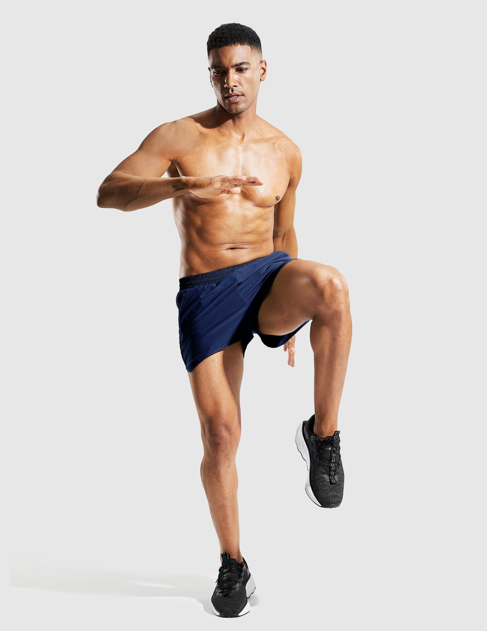 MIER Men‘s 3 Inch Marathon Running Shorts with Liner Men's Shorts