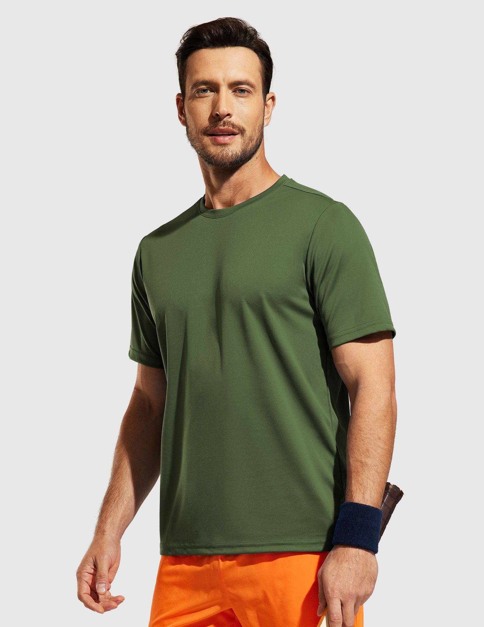 MIER Men's Dry Fit Sports T Shirts Quick Dry Lightweight and Moisture Wicking Men's T-Shirts