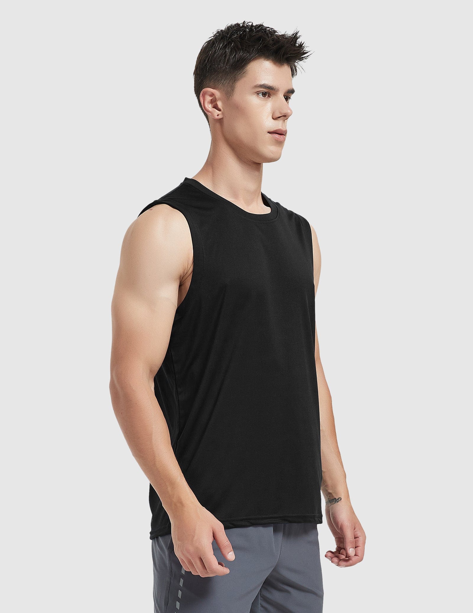 MIER Men’s Lightweight Running Tank Top Breathable and Moisture Wicking Men's Tank Top